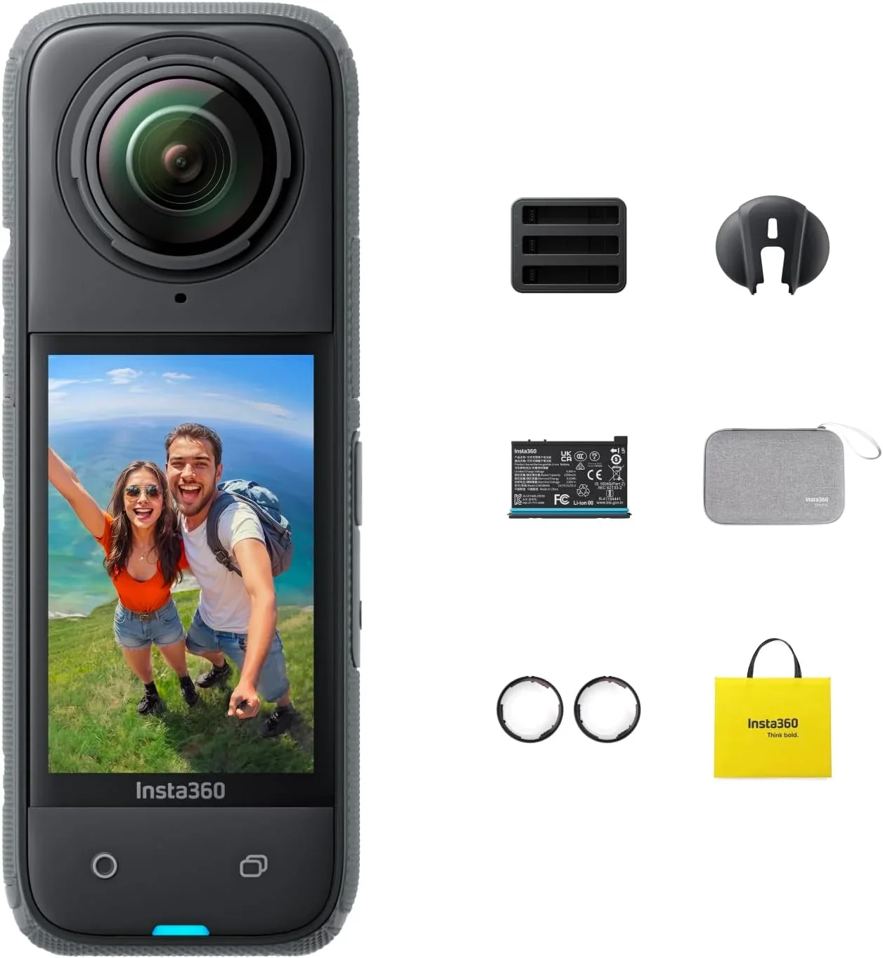 Insta360 X4 Standard Pack 8K 360 Action Camera, Noir Minuit - X4 - Image 6 Insta360 X4 Standard Pack 8K 360 Action Camera, Noir Minuit - X4 - Image 6
