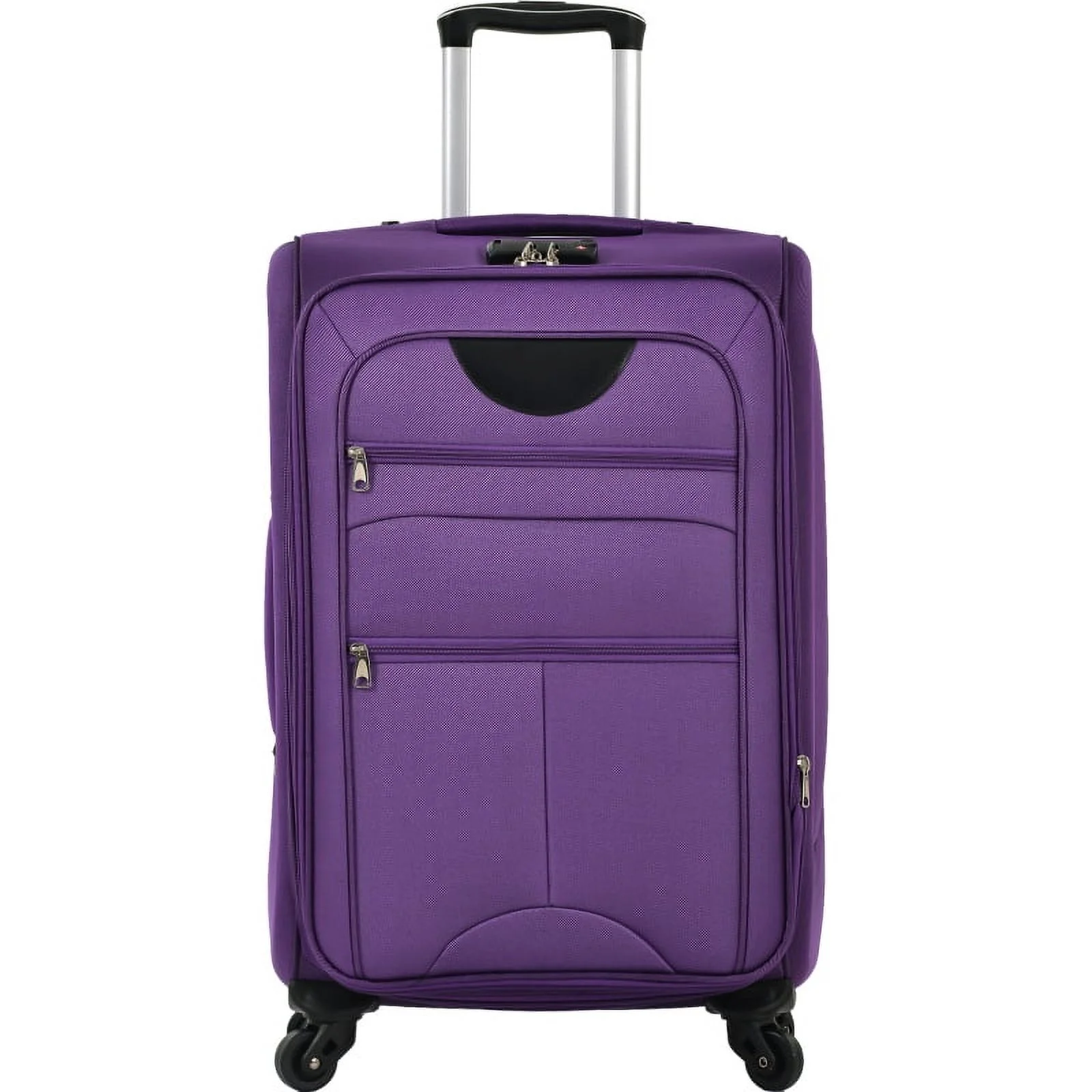 Softside Luggage Expandable 3 Piece Set Suitcase Upright Spinner Softshell Lightweight Luggage Travel Set - Image 22