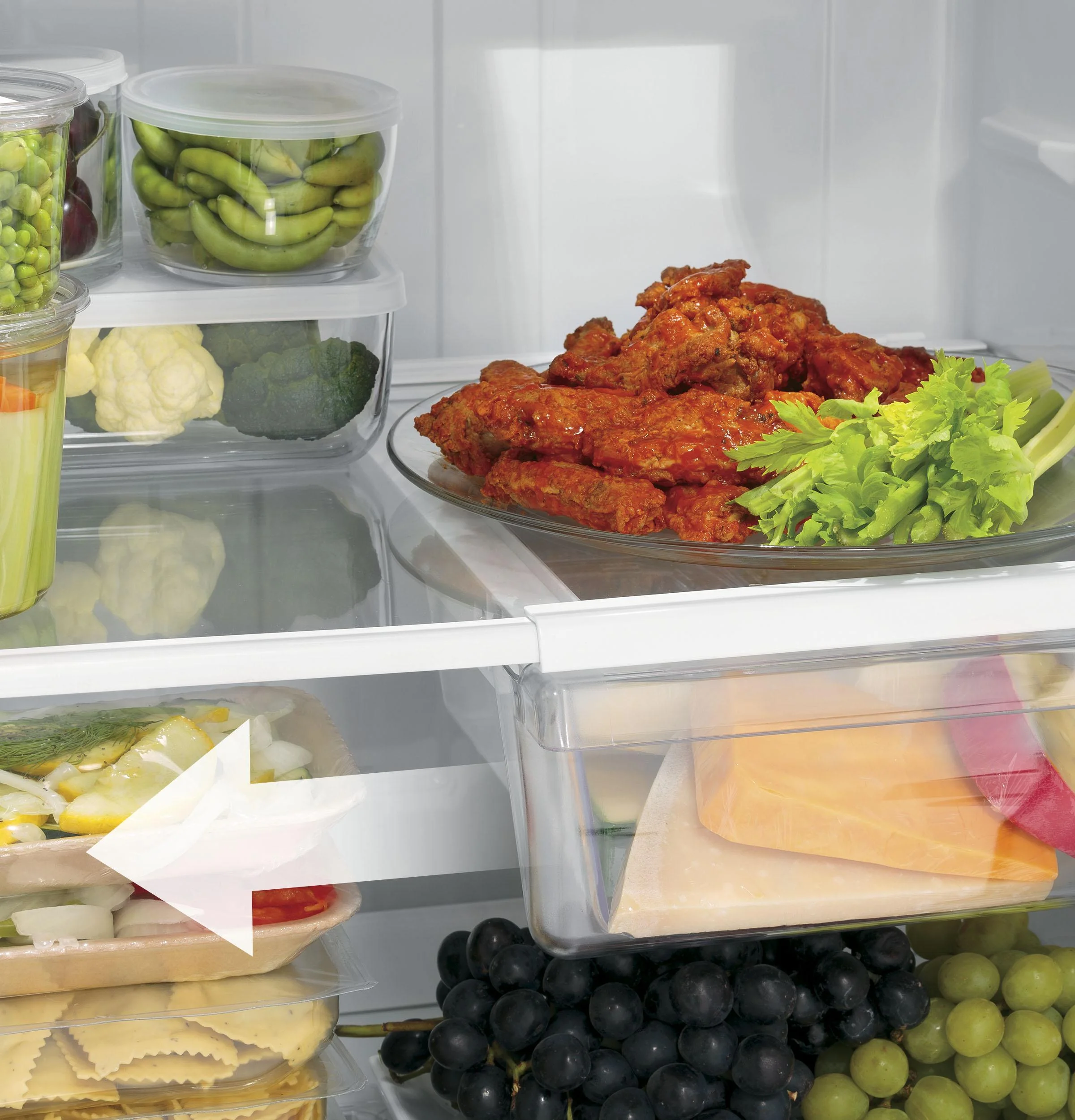 GE APPLIANCES GTS18HGNRWW top freezer freestanding refrigerator - Image 5
