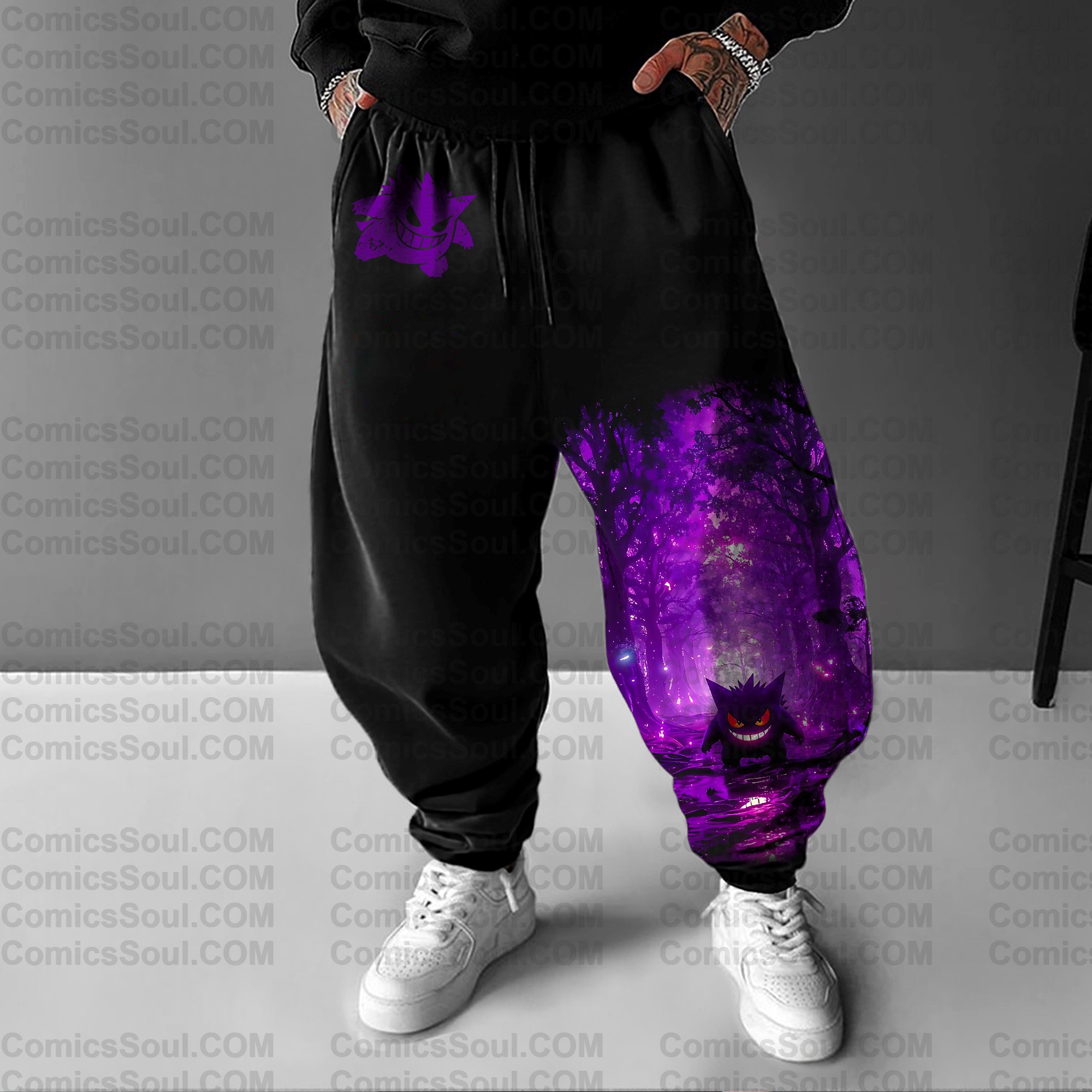 Unisex Anime Inspired Vintage Pants