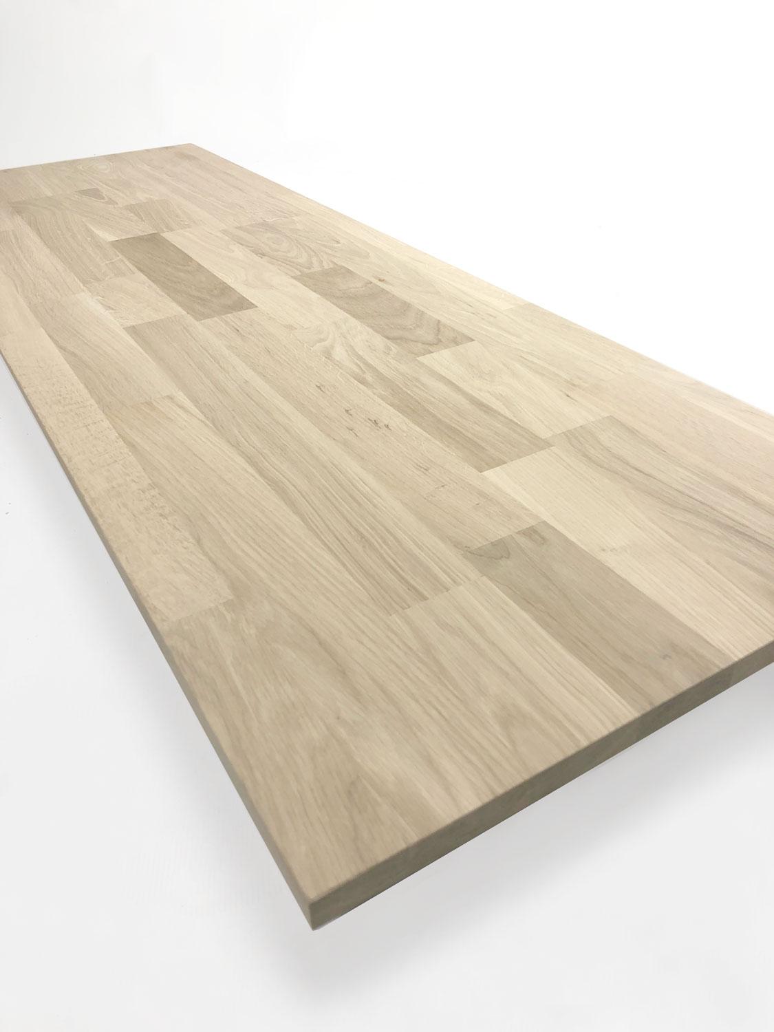WoodBrothers Eikenhouten vingerlas wandplank 150x20x1,8cm