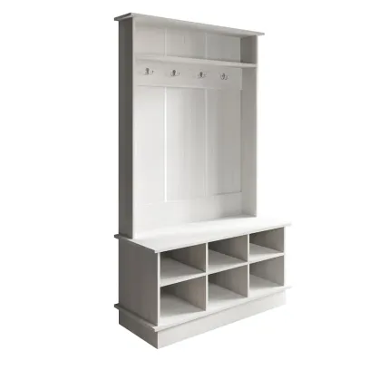 CraftPorch Contemporary Hall Tree with Storage Solutions