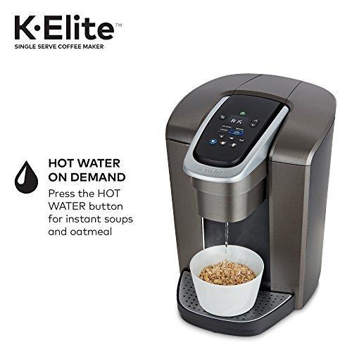 Keurig K Elite Coffee Maker, Single Serve K Cup Pod Coffee Brewer, With Iced Coffee Capability, Brushed Slate