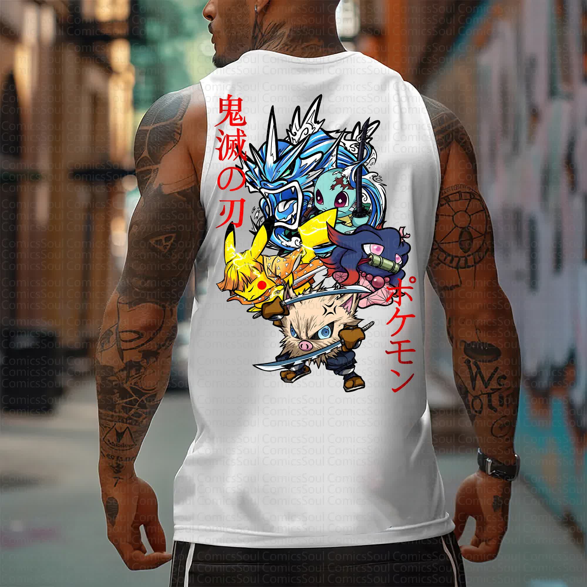 Unisex “Comicssoul X Comicssoul” Casual Anime  Tank Top TeeThreads Sustain the Scene with Custom Apparel