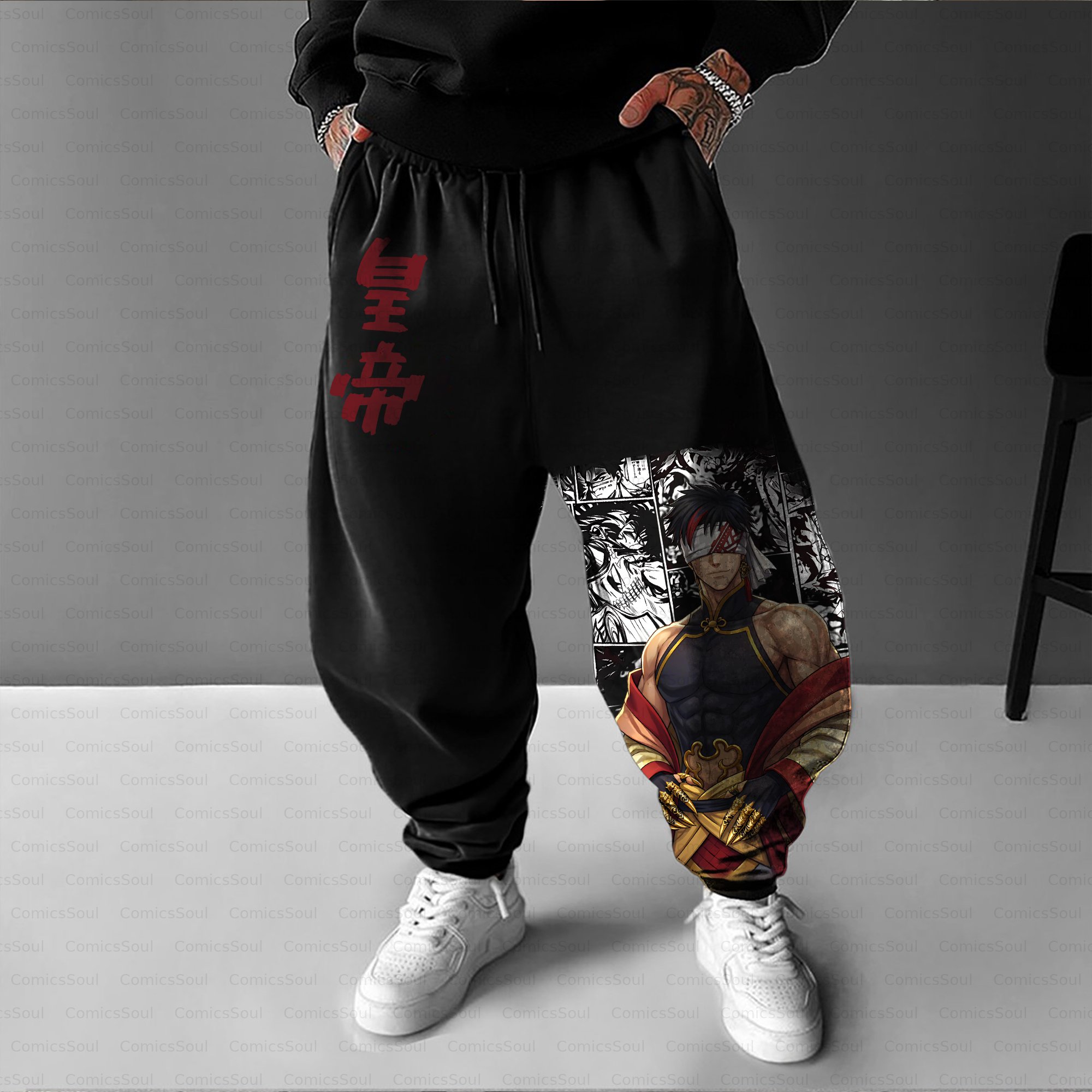 Unisex Casual Anime Streetwear Pant