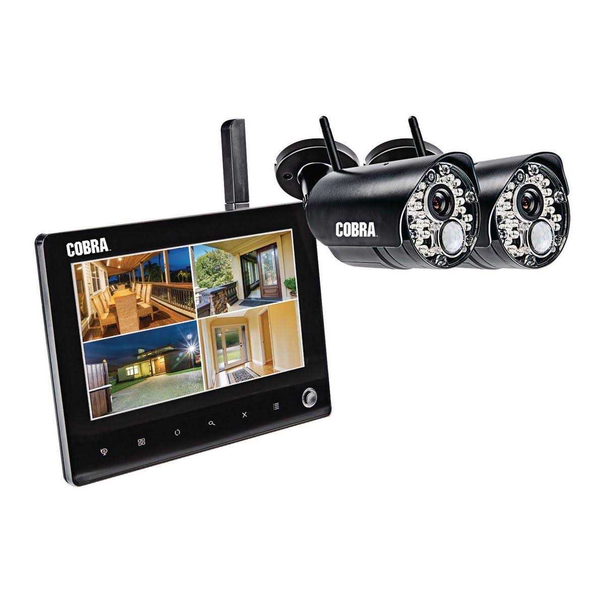 Cobra 4 Channel Wireless Surveillance System With 2 Cameras Cobra 4 Channel Wireless Surveillance System With 2 Cameras