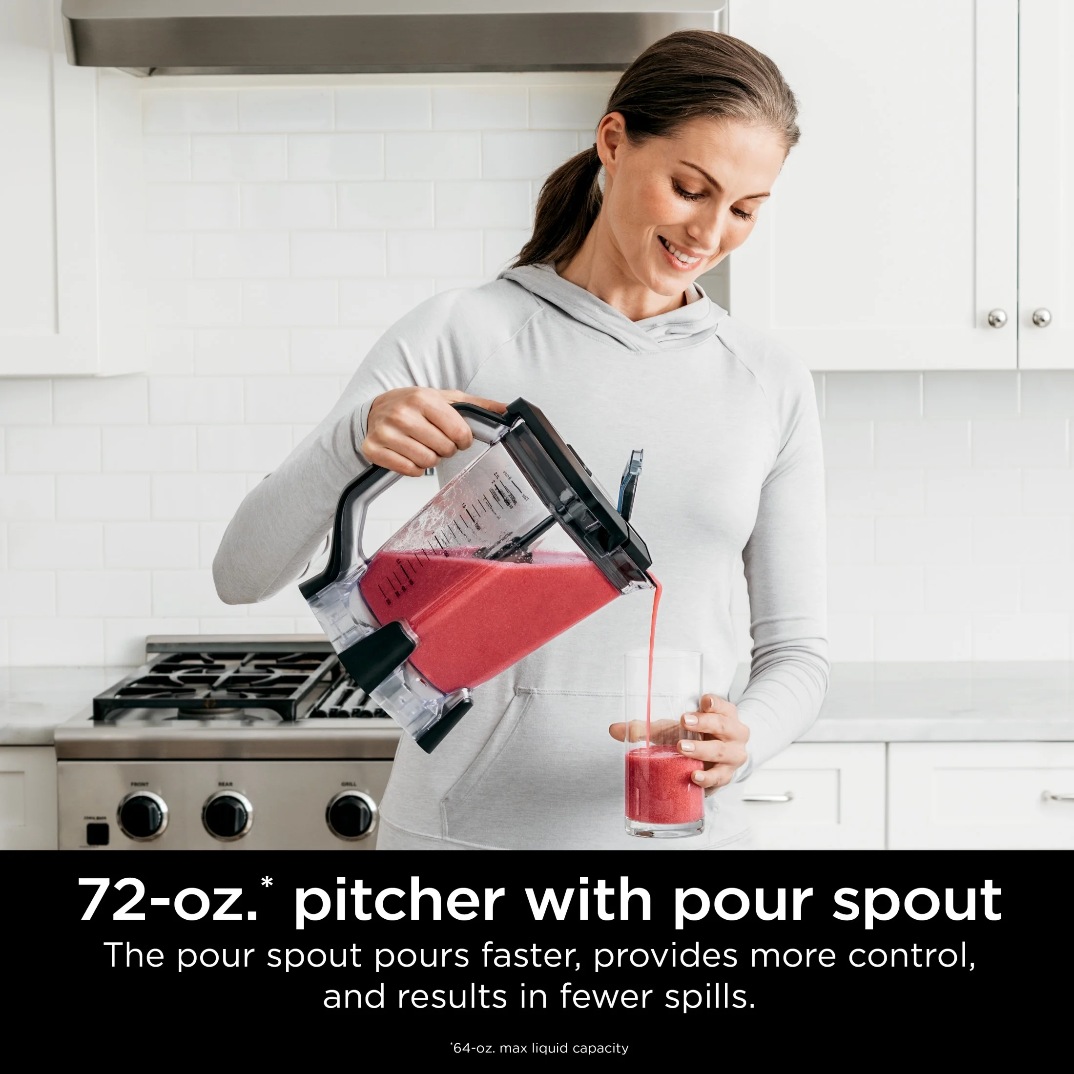 Ninja Professional Plus Blender, 2 Auto-IQ Programs for Smoothies, Frozen Drinks, 1200 W, 72 oz* Total Crushing Pitcher, Black, BN700 - Image 5