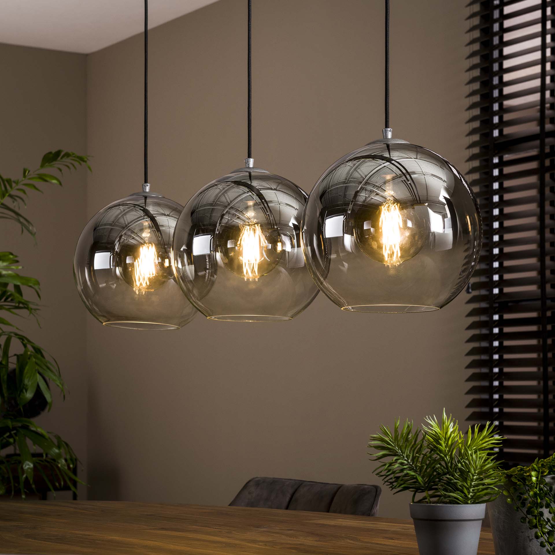 Blokker Menno Hanglamp - Oud Zilver