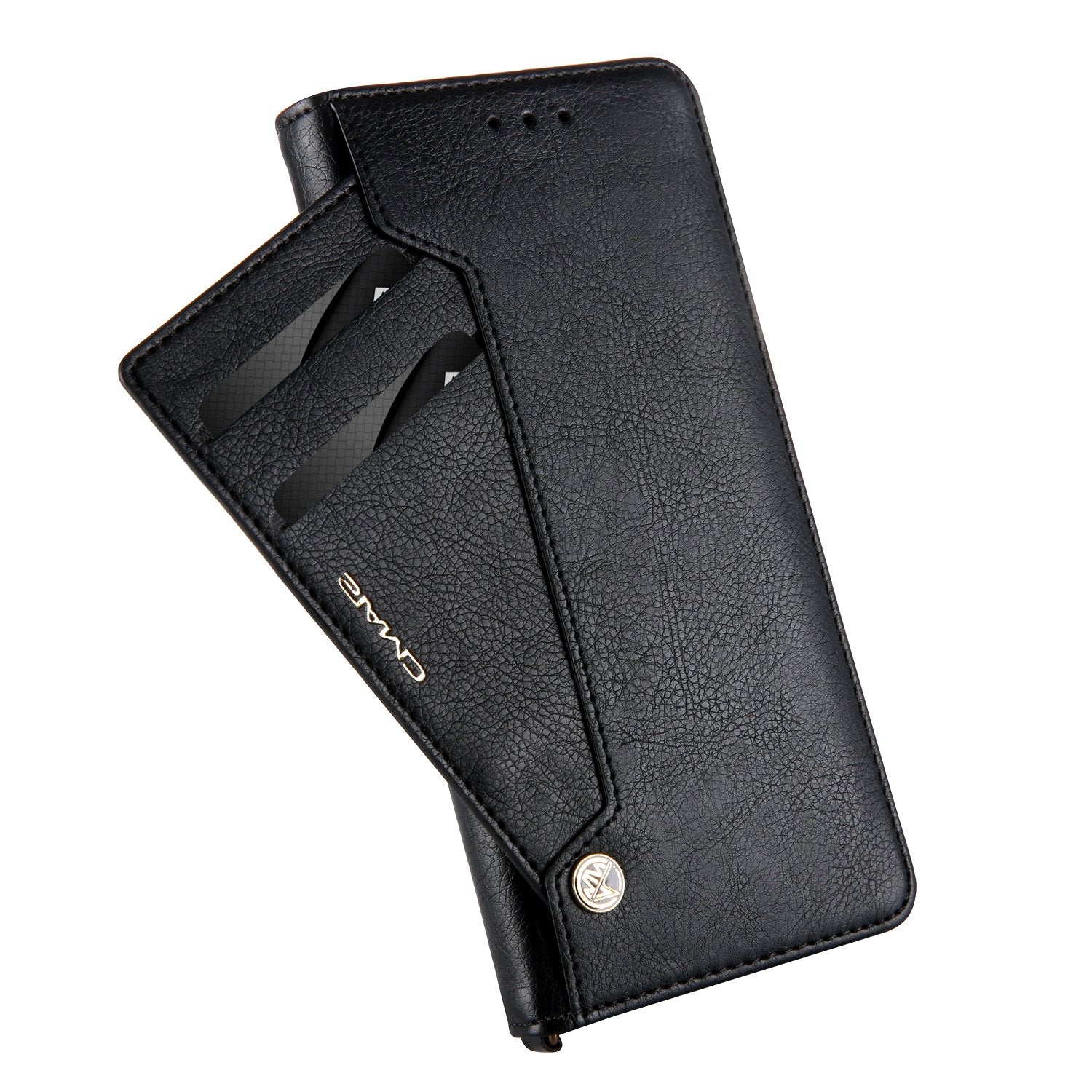 Luxury Original Leather Multi-card Slot Wallet Flip Case For Samsung