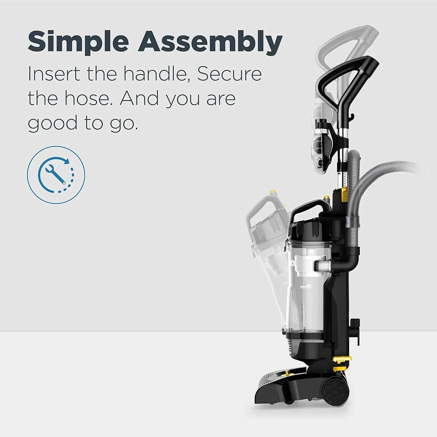 EUREKA NEU181D PowerSpeed Lightweight Powerful Upright Vacuum Cleaner for Carpet and Hard Floor with Pet Turbo Tool