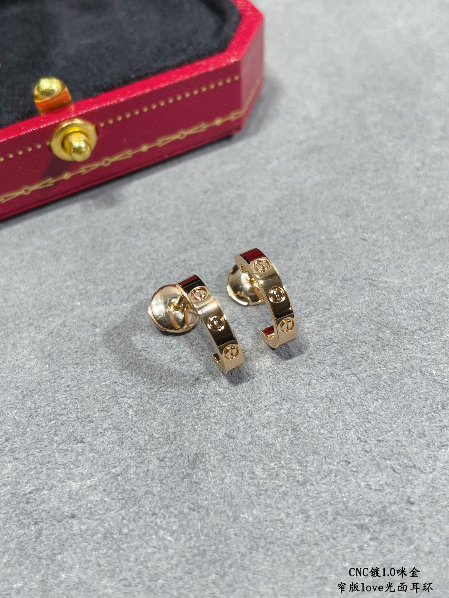 Cartier LOVE Half Hoop Earrings - Original Replica Club