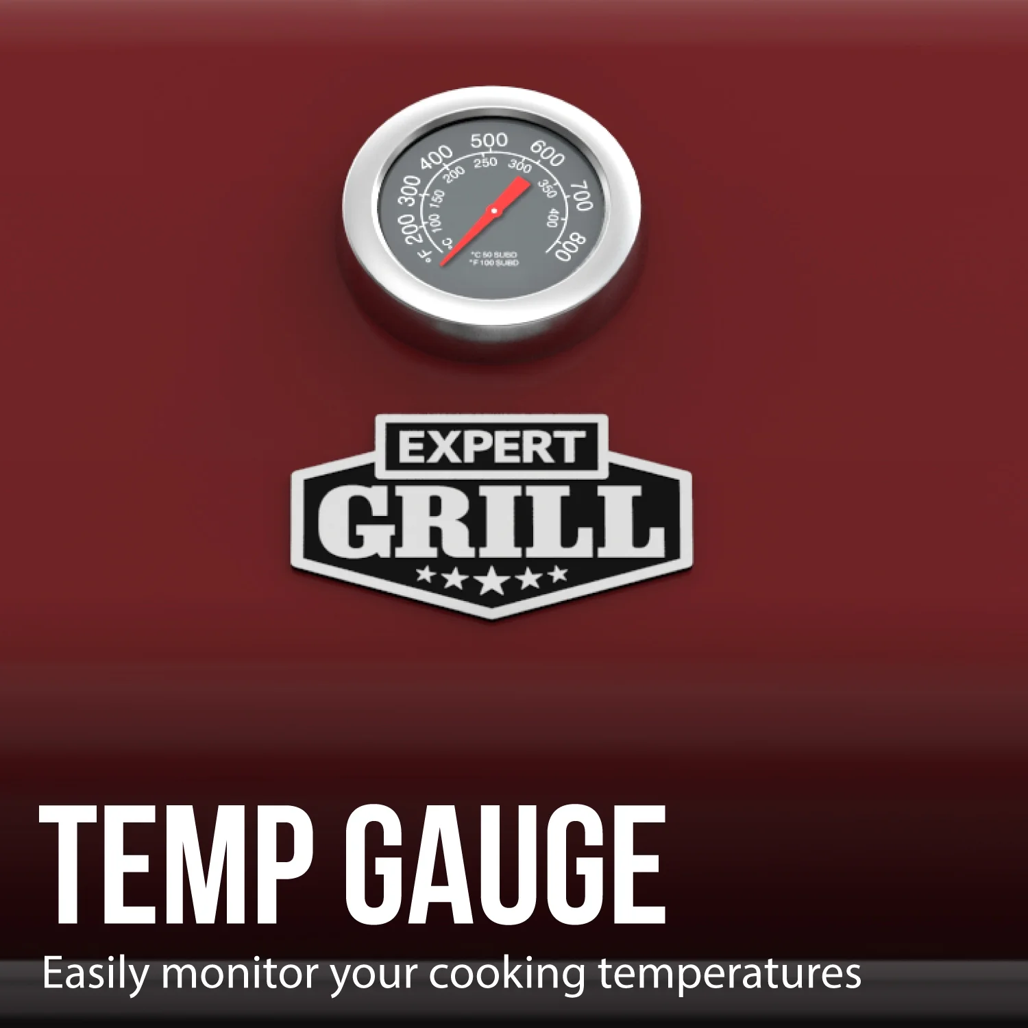 Expert Grill 5 Burner Propane Gas Grill with Side Burner - Image 30
