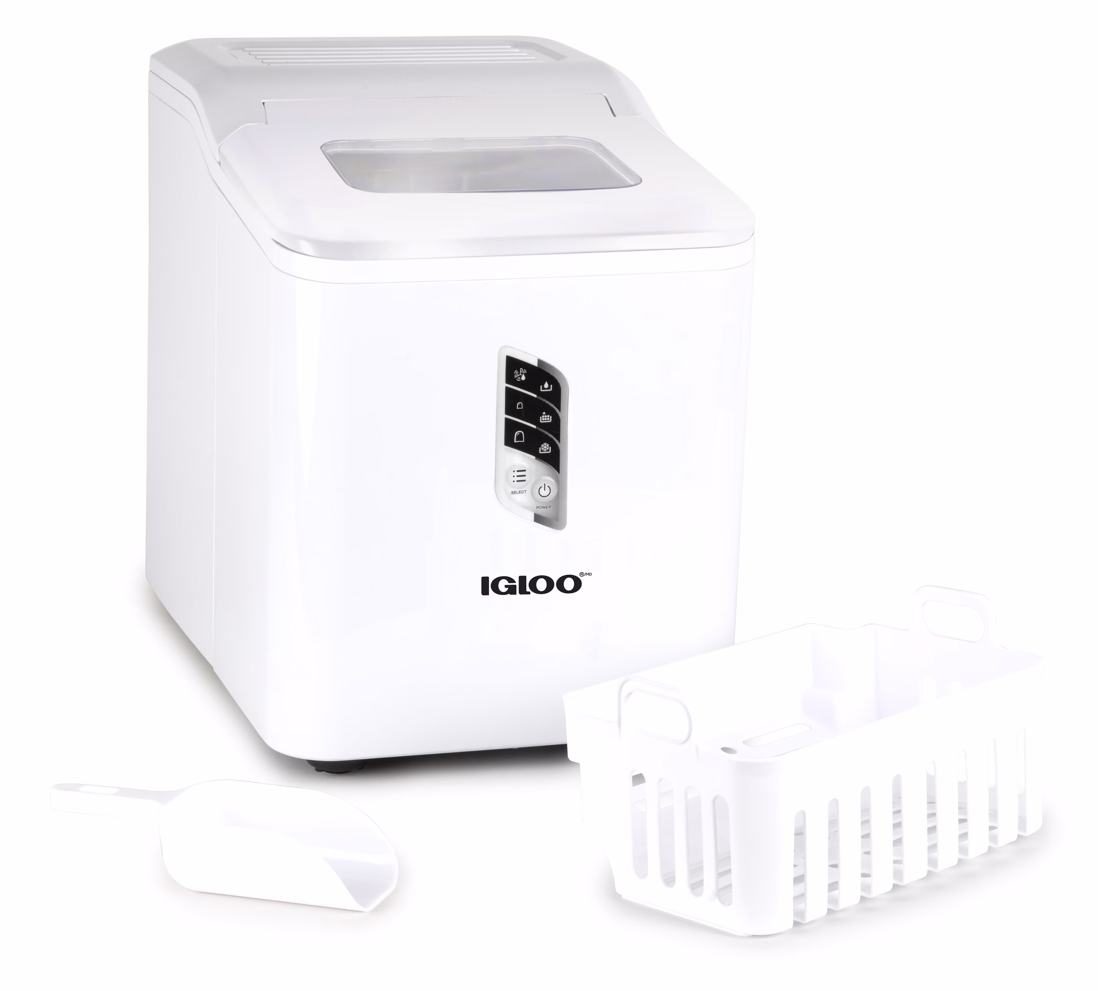 Igloo Automatic Ice Machine Self Cleaning Countertop Ice Maker for Water Bottle & Drinks, Aqua