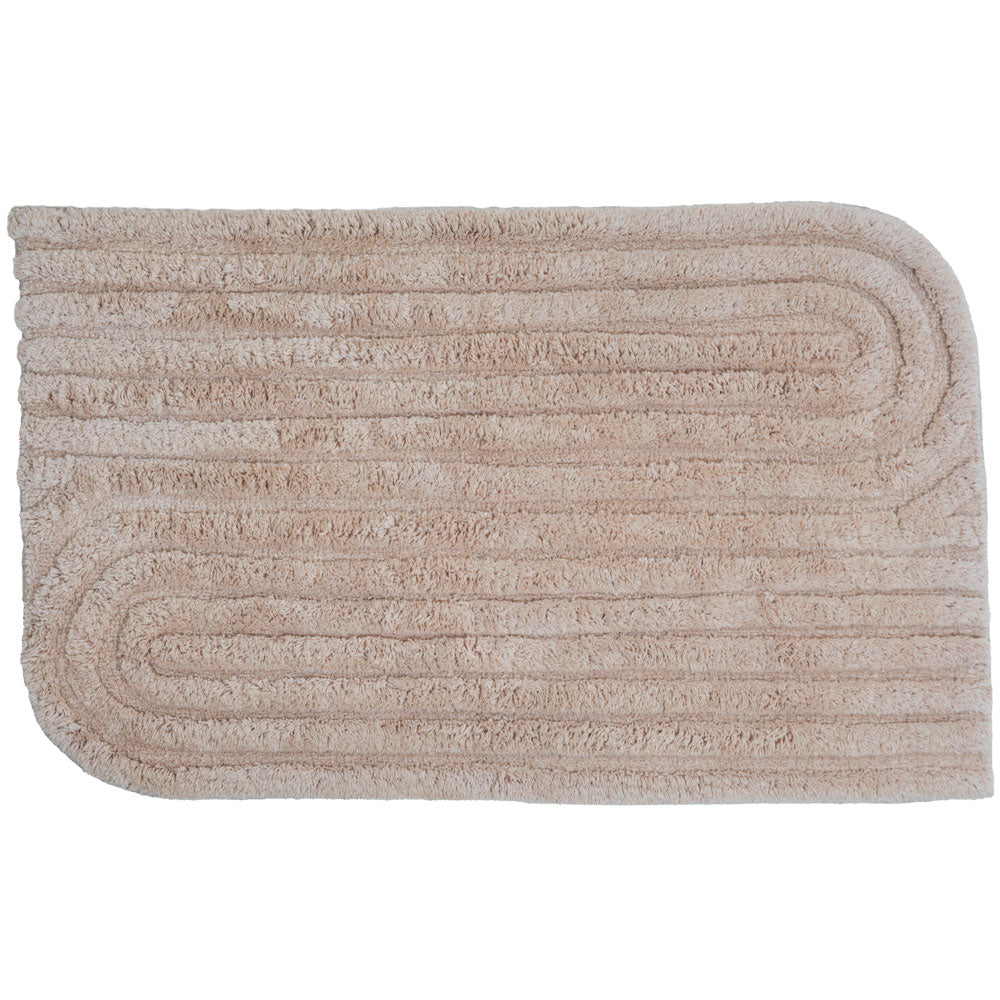Veer Carpets - Badmat Benja - Beige 60 x 100 cm