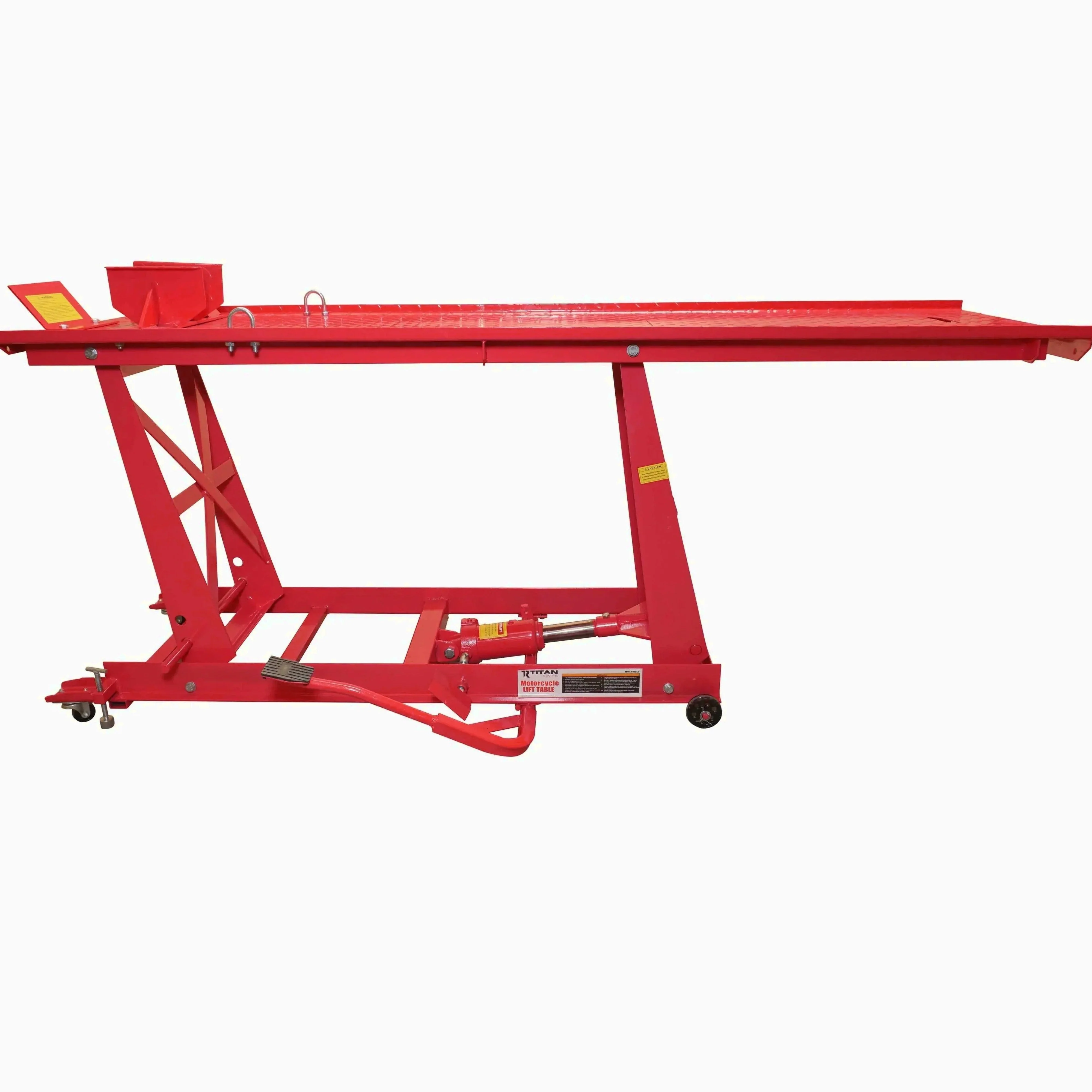 1,000 Lb Hydraulic Motorcycle Lift Table, Extra Long Heavy Duty - Image 4 1,000 Lb Hydraulic Motorcycle Lift Table, Extra Long Heavy Duty - Image 4
