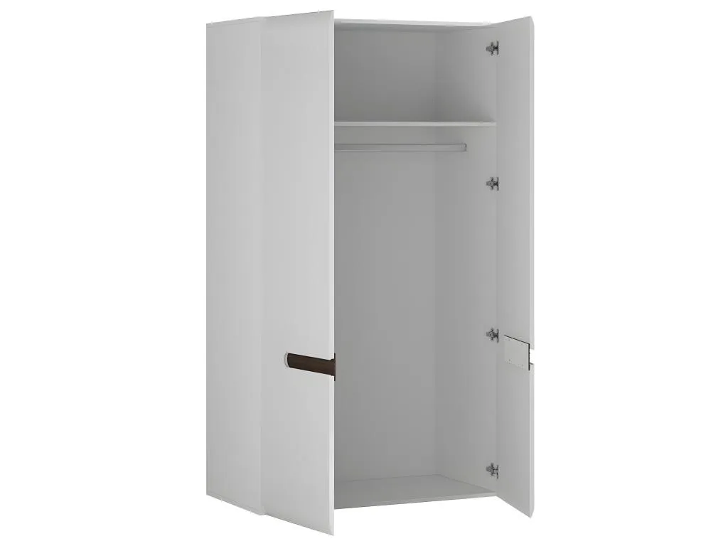 Armario 2 puertas Hogarve Blanco lacado y Hogarve hhda64569