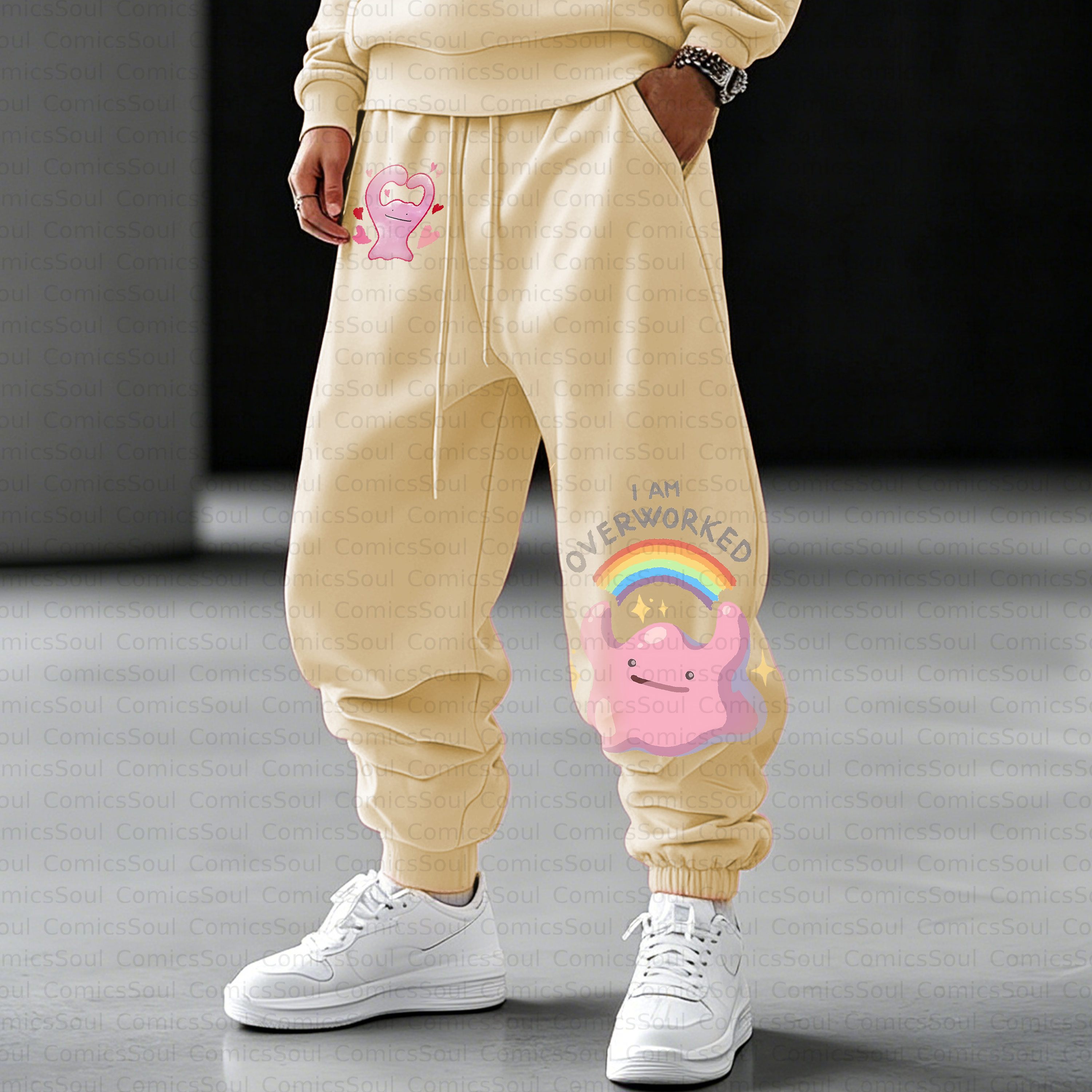 Unisex Casual Anime Streetwear Pant