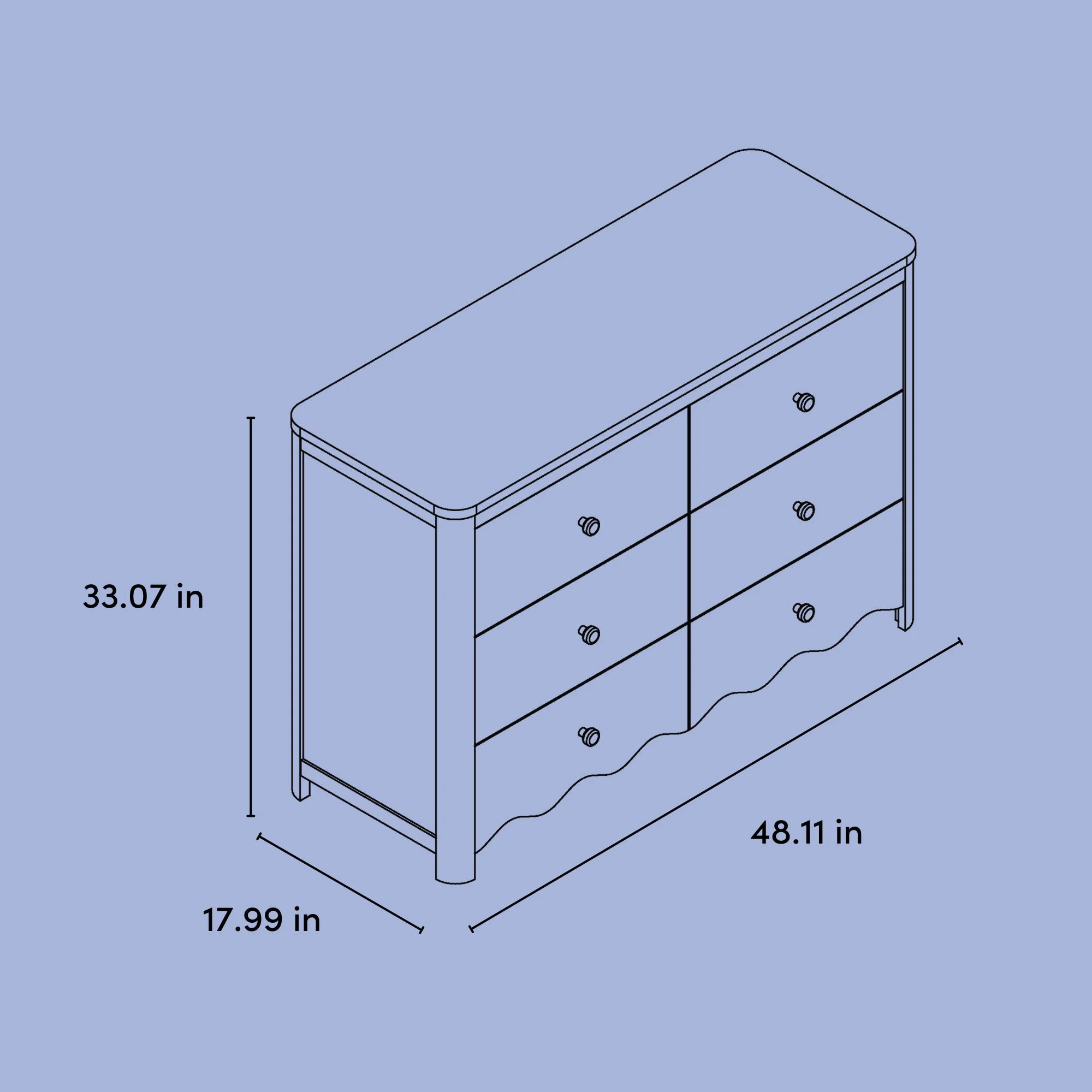 Storkcraft Casablanca 6 Drawer Nursery Dresser, Sage - Image 12