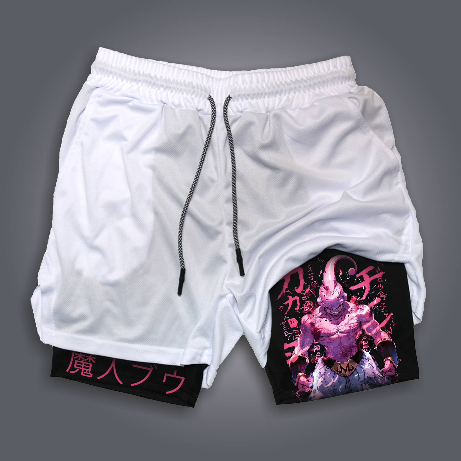 Unisex Anime Print Drawstring Comicssoul Shorts