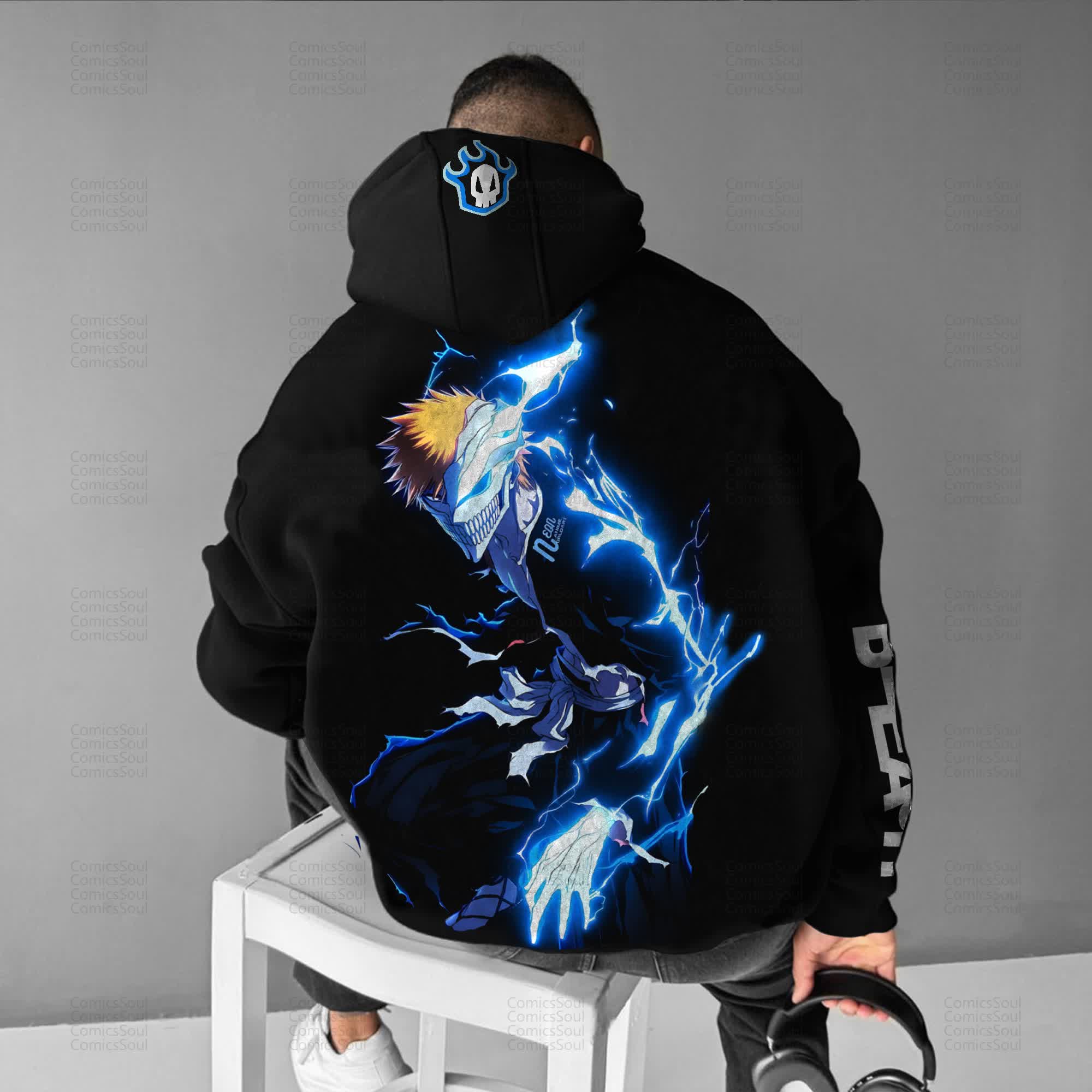 Unisex “Comicssoul” Anime Graphic Streetwear Vintage Hoodie