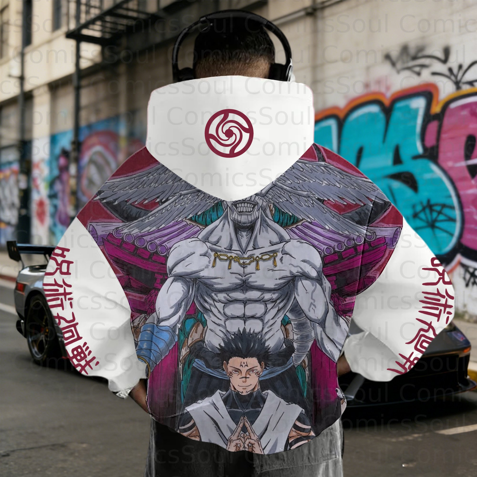 Unisex Graphic Streetwear Vintage Plush  Hoodie