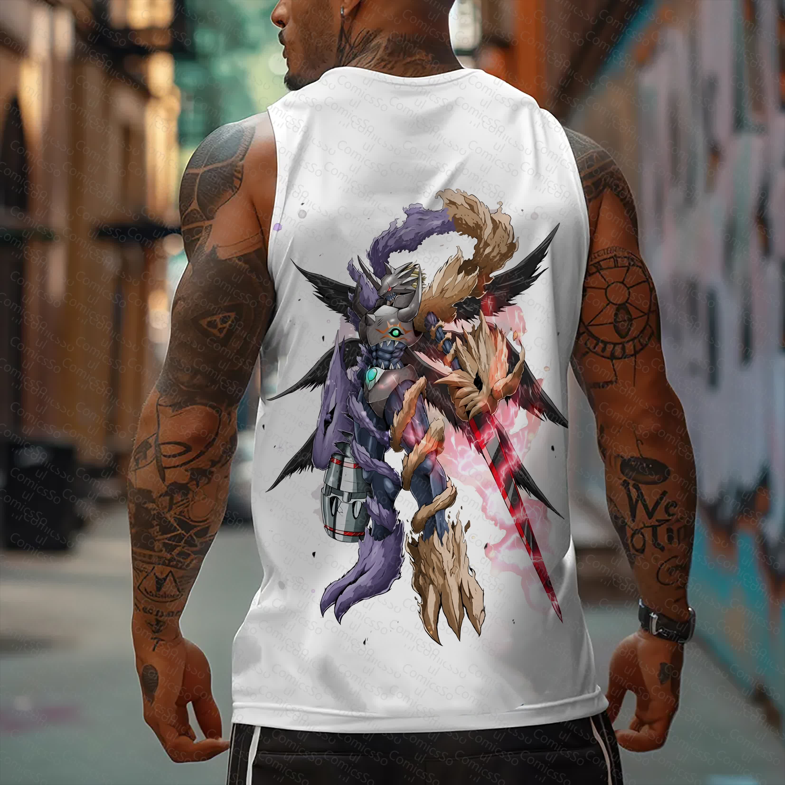 Unisex  “Comicssoul” Casual Anime  Tank Top