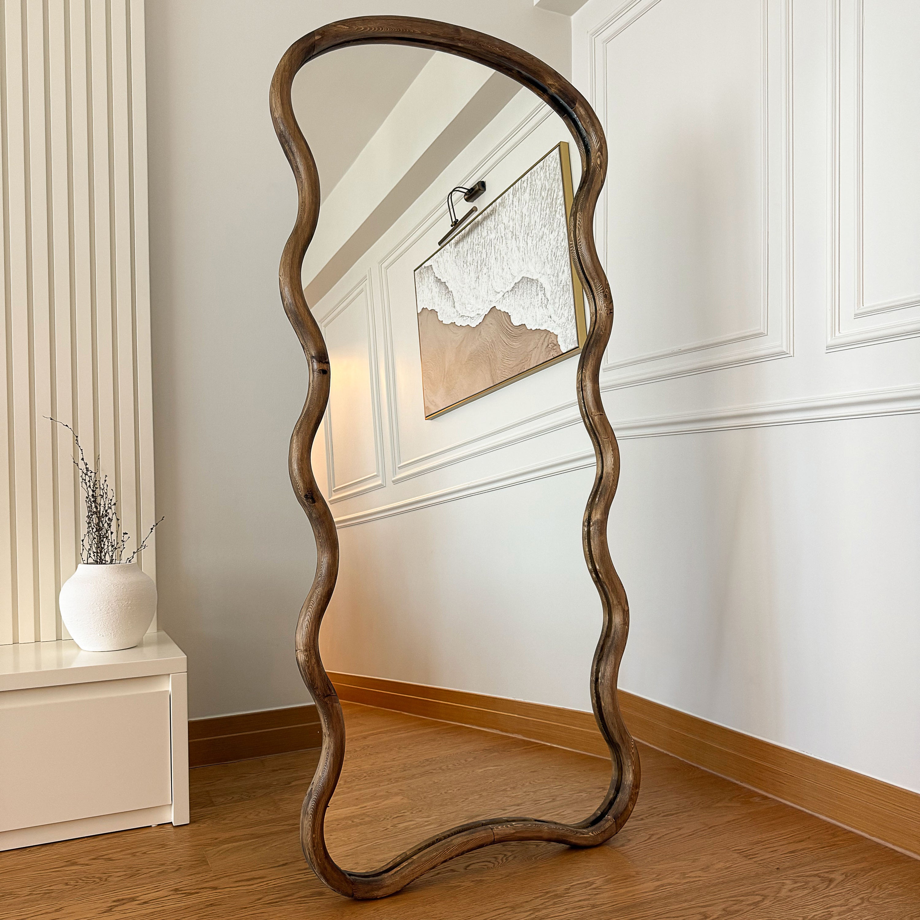 Blokker Mirra Spiegel 180 x 80 cm - Walnoot
