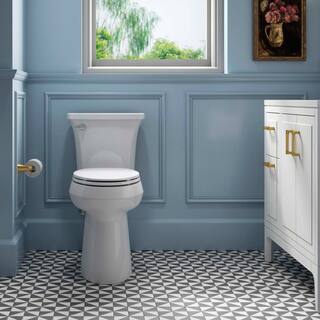 KOHLER Highline Arc Extra Tall Elongated Toilet, White, 1.28 GPF, 2-Piece - 78305-0 - Image 11 KOHLER Highline Arc Extra Tall Elongated Toilet, White, 1.28 GPF, 2-Piece - 78305-0 - Image 11