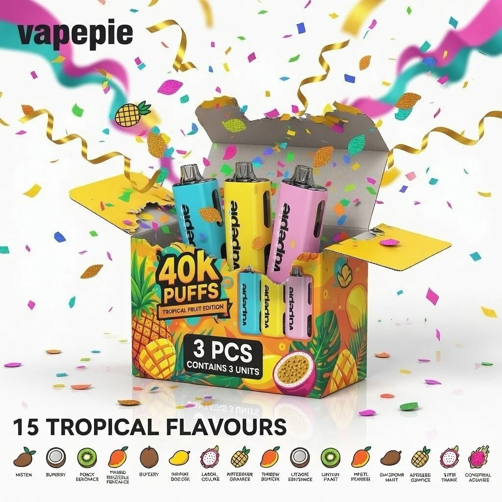 3x 🎁 Mystery Box 🎁 – Deine geheimnisvolle Überraschung! 🔥 VAPEPIE Max 40000 Züge