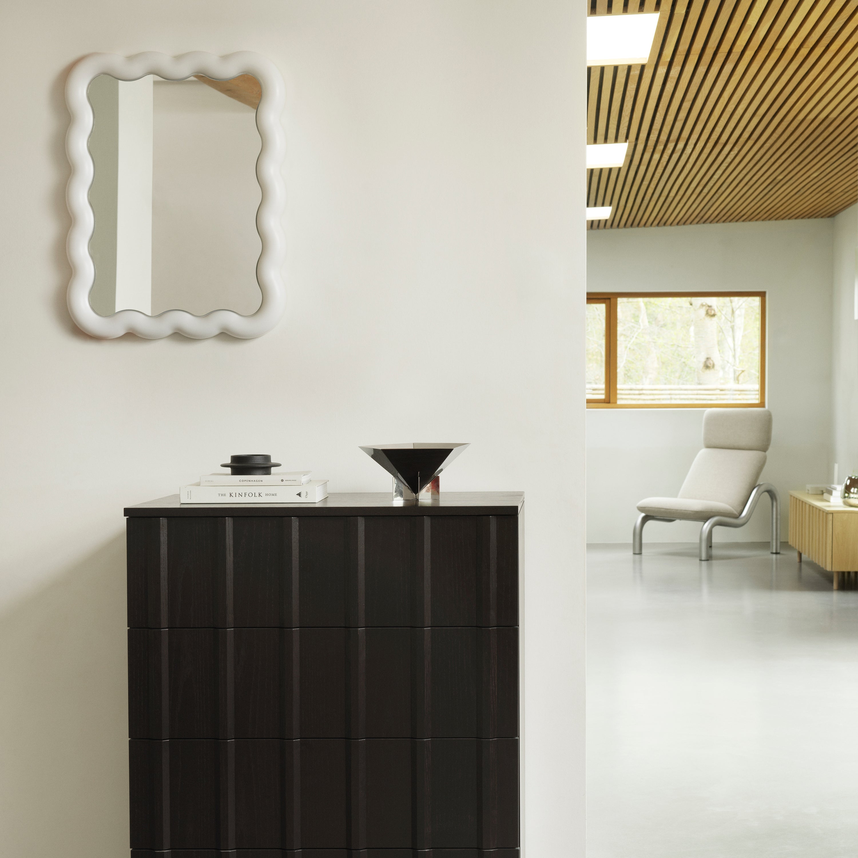 Normann Copenhagen Rib Ladekast - Eiken - Zwart