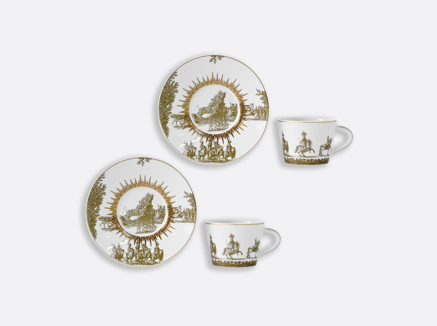Coffret de tasses & soucoupes café 6 cl