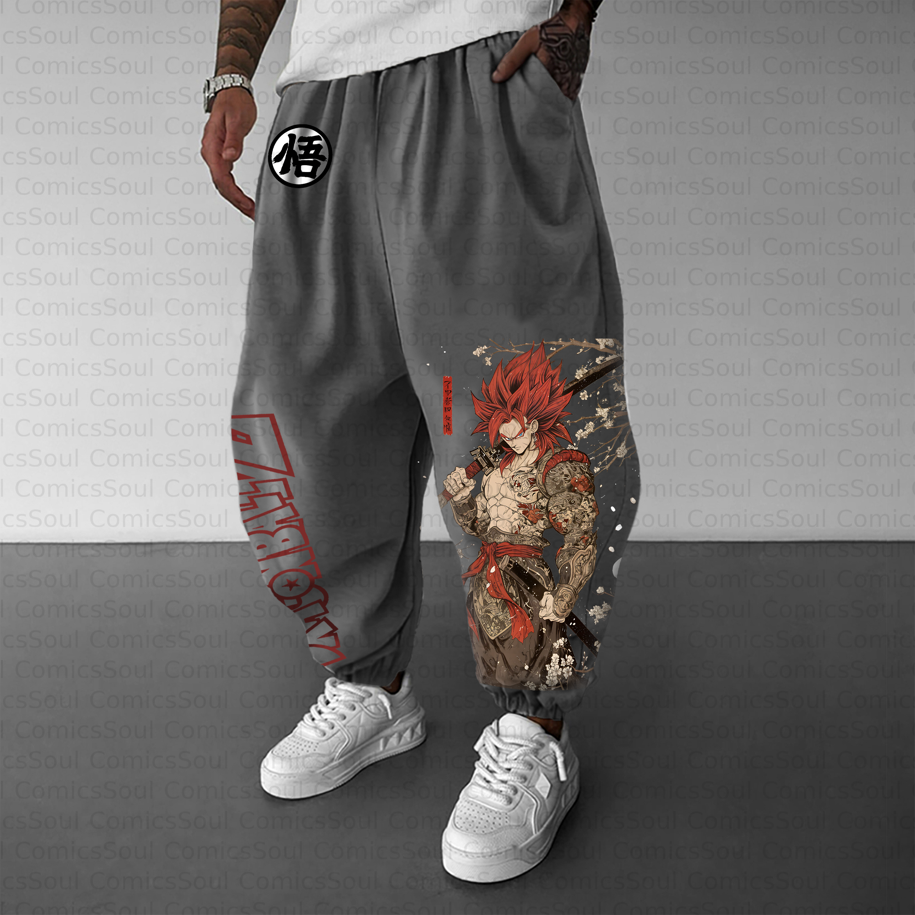 Unisex Casual Anime Streetwear Pant