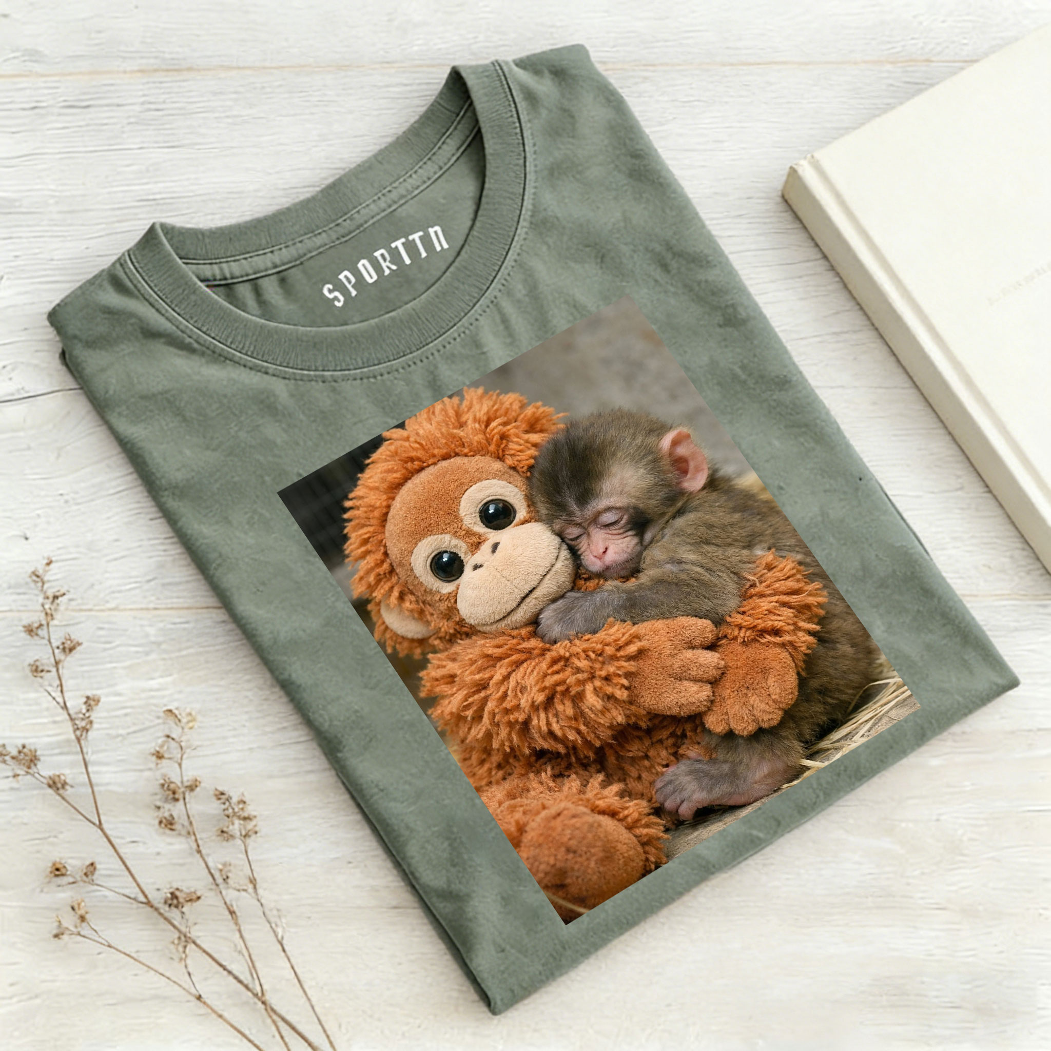 Punch-kun Monkey Meme Graphic T-shirt
