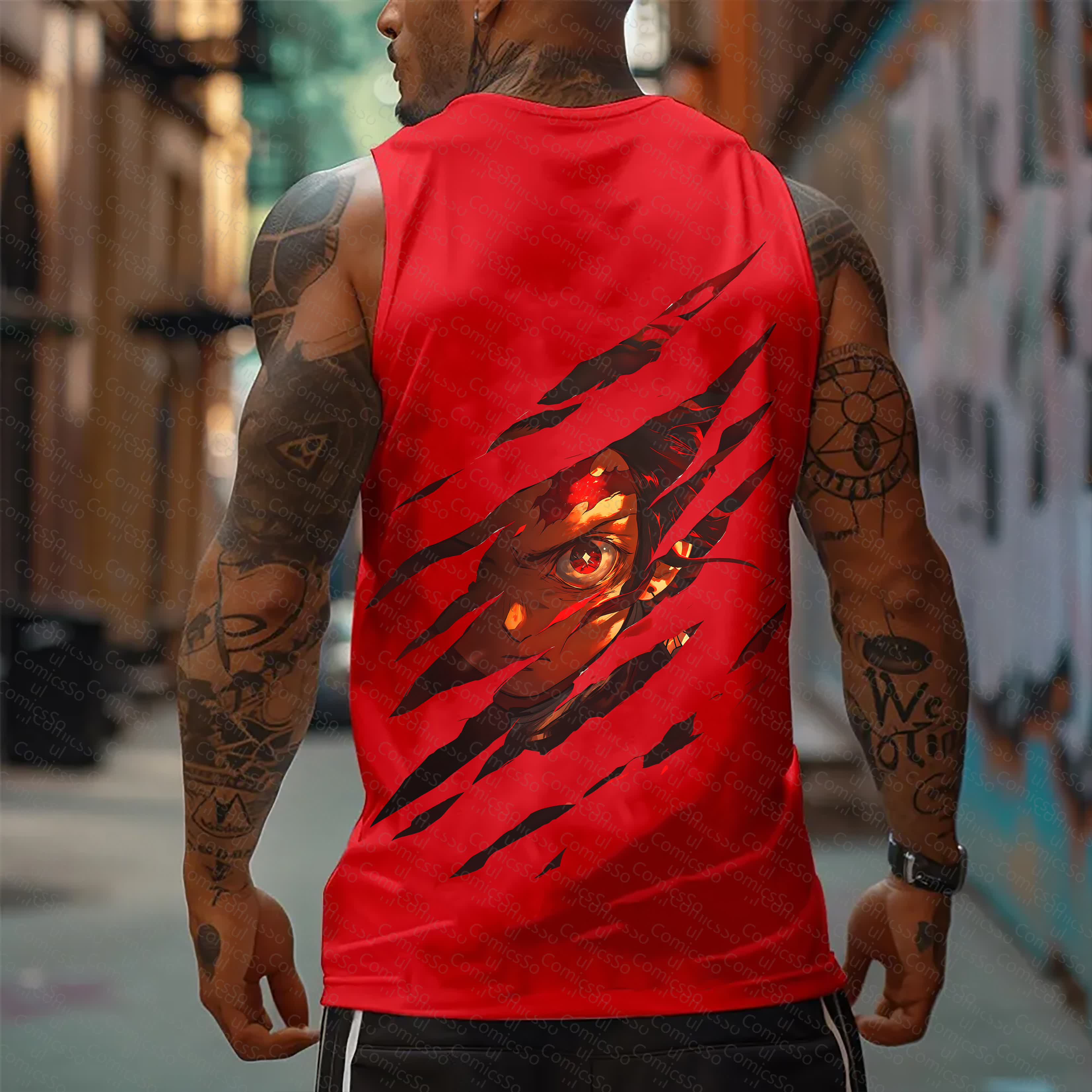 Unisex  “Comicssoul” Casual Anime  Tank Top