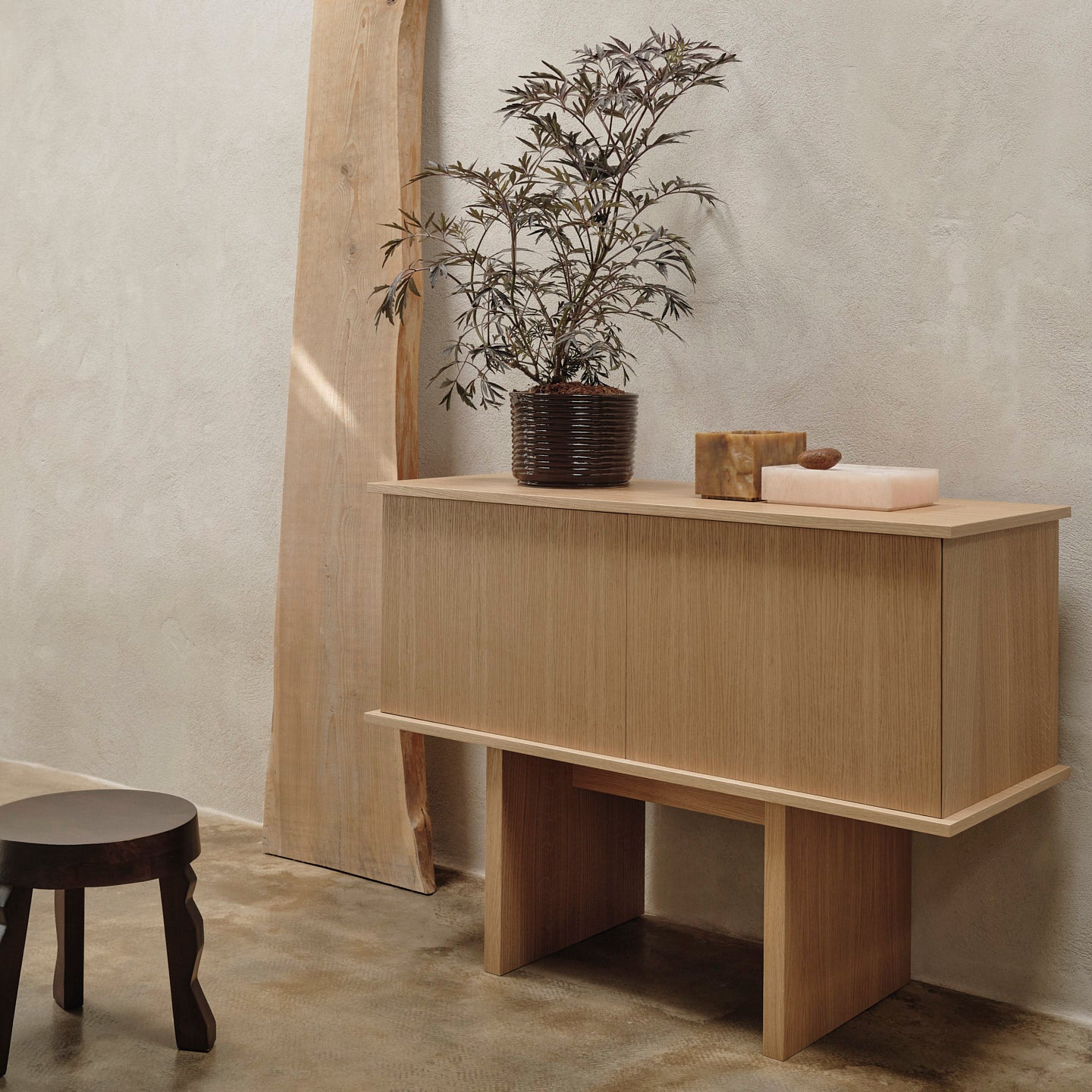 Ferm Living Stilt Opbergkast - Single - Natural Oak