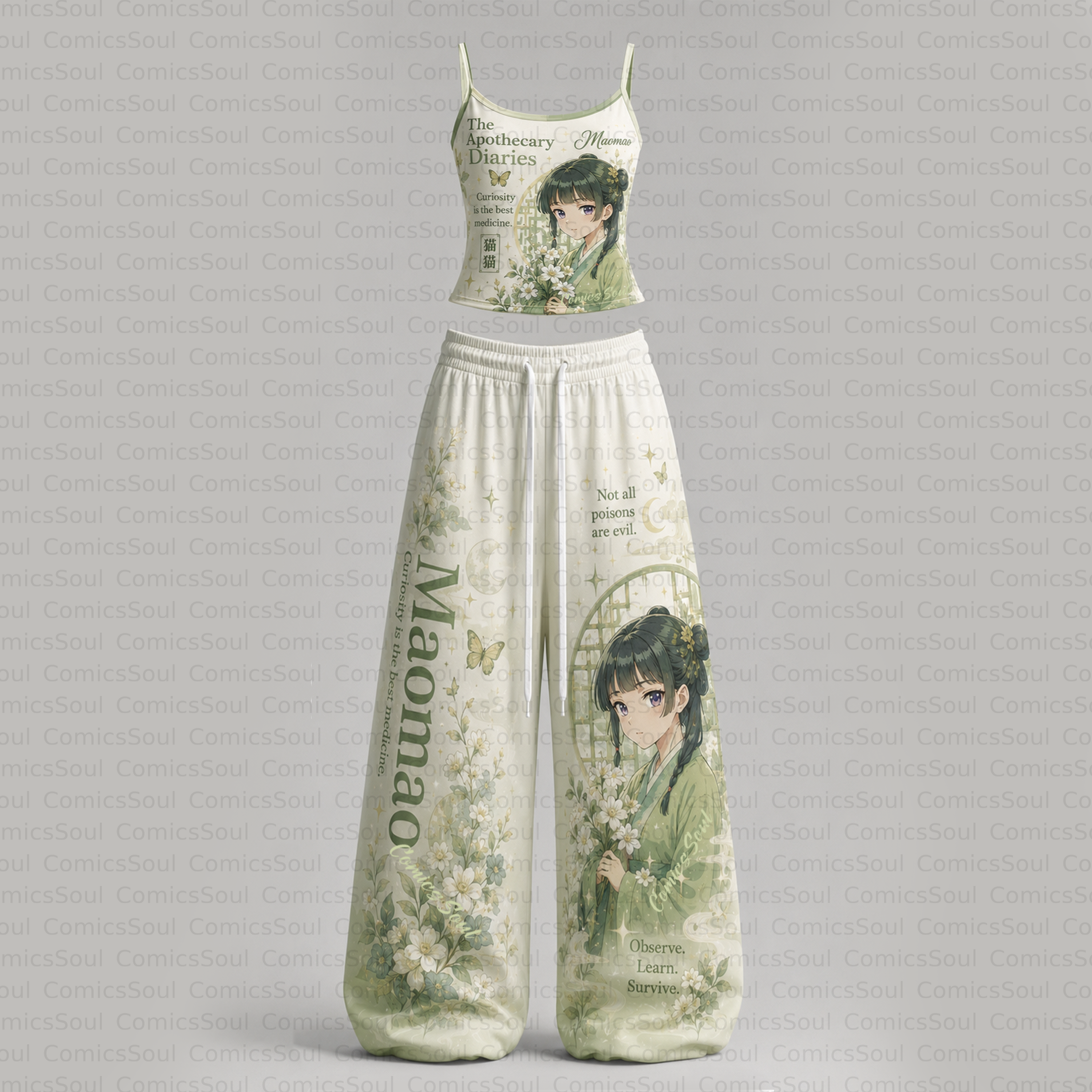 The Apothecary Diaries Top & Elasticated Trousers Two-Piece Set