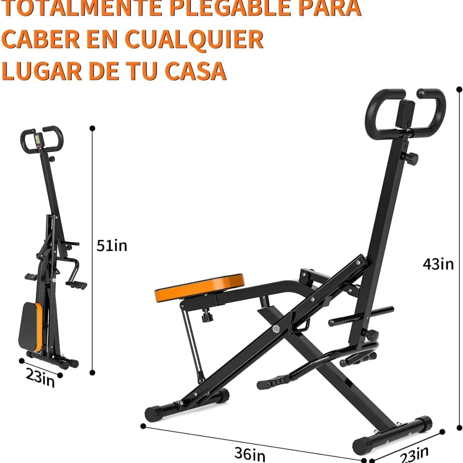 Hiii Foldable Squat Machine With Resistance Bands, 250 Pounds - Black - Image 2 Hiii Foldable Squat Machine With Resistance Bands, 250 Pounds - Black - Image 2