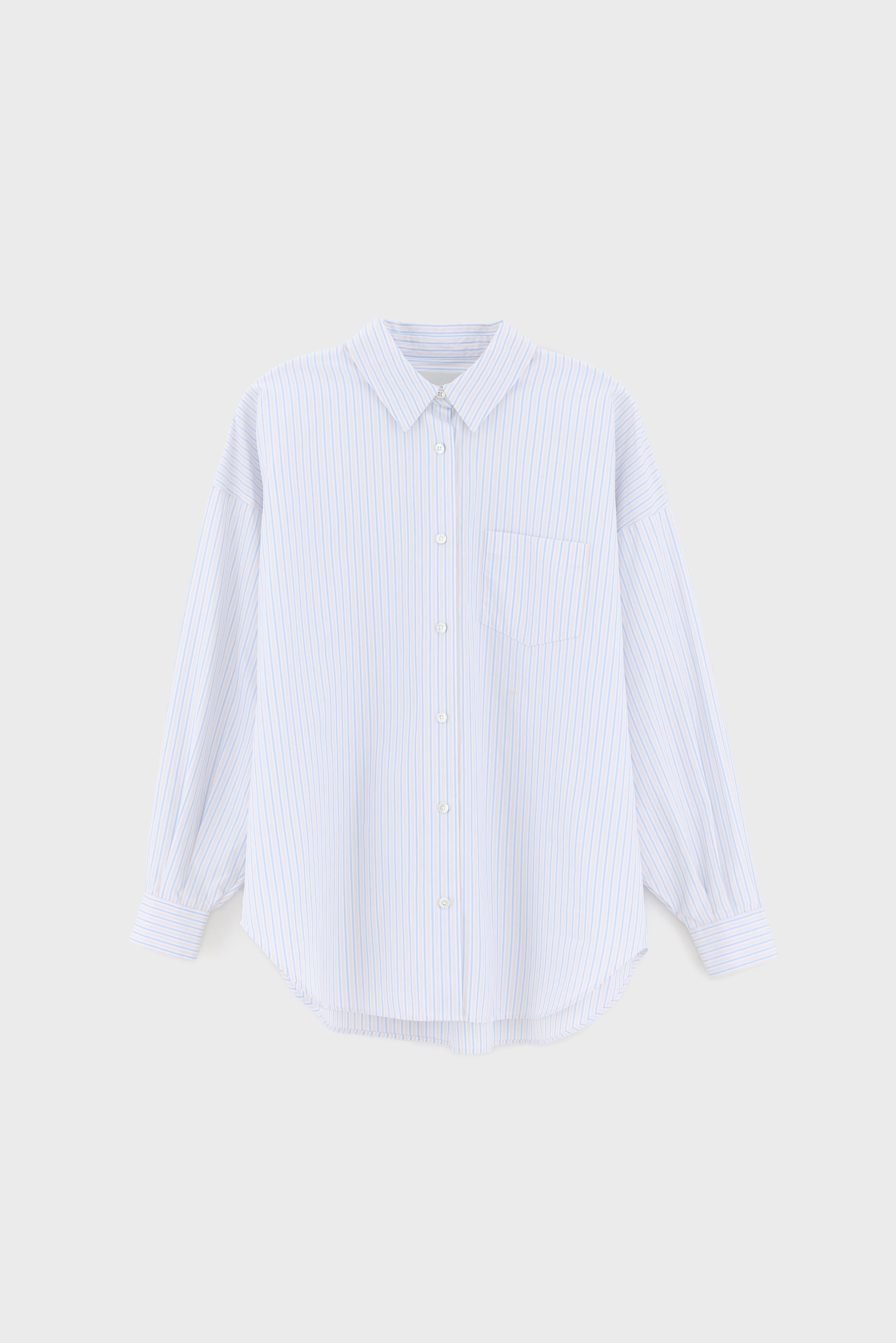 Bellerose Giorgia striped poplin shirt (261 / W / STRIPE A)