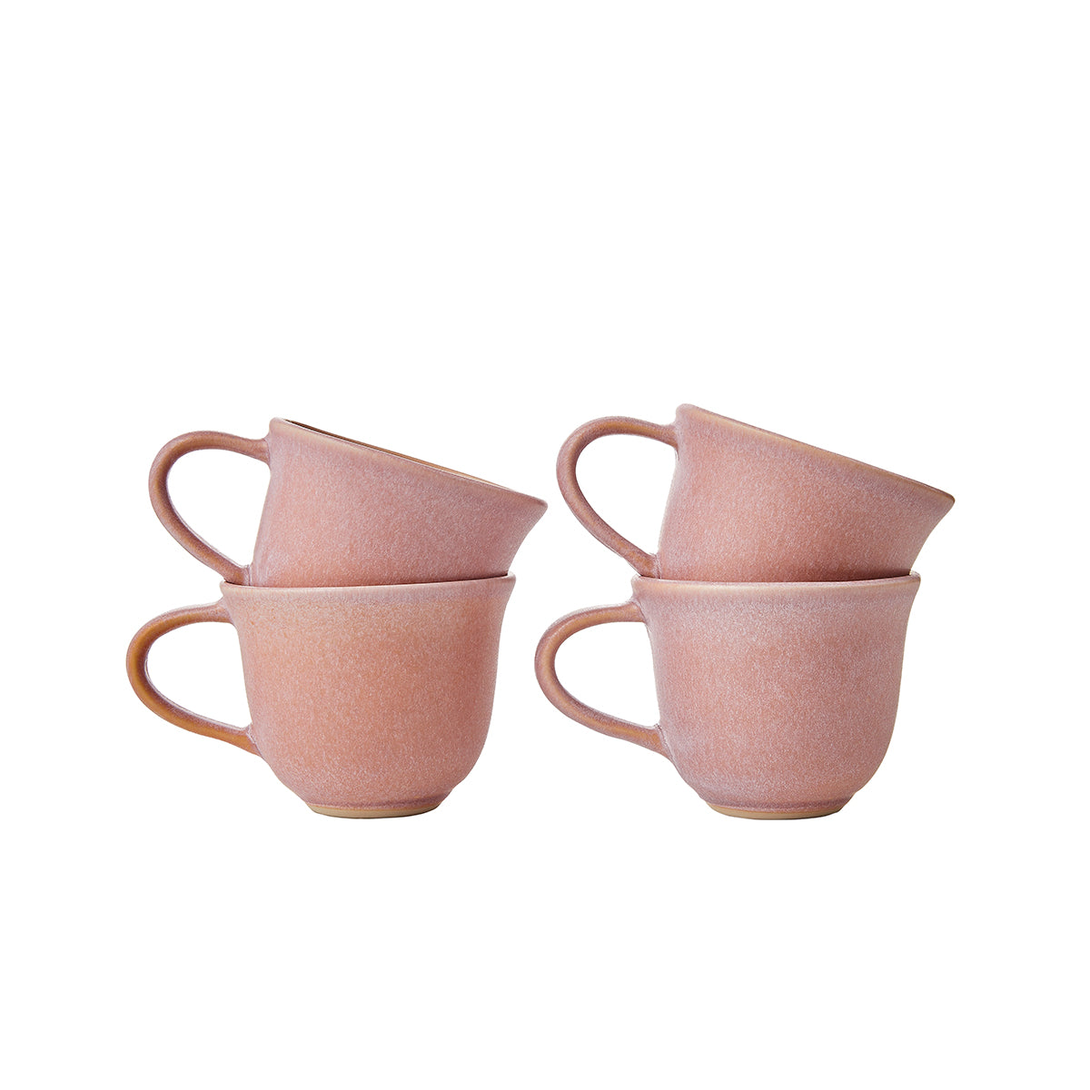 Blokker Mixed Ceramics Mokken 4st. - 0,32 L - Dusty Rose