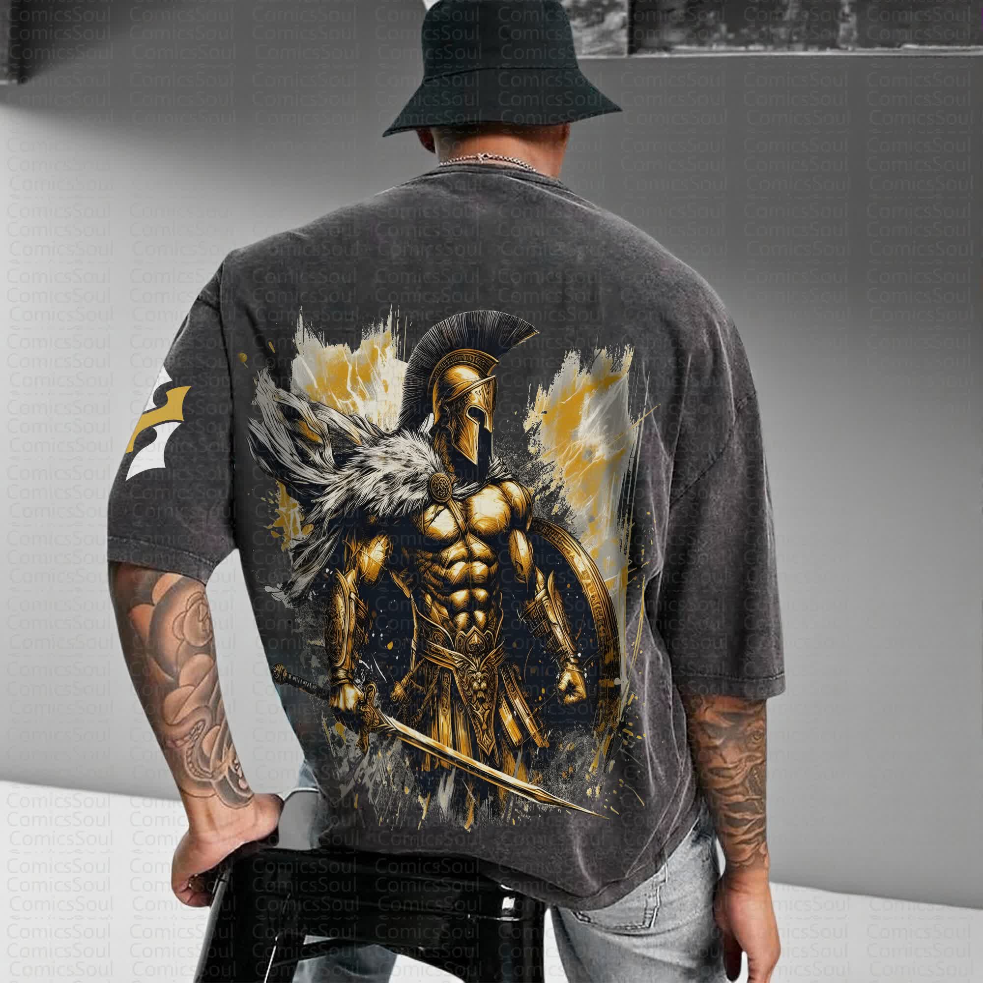 Unisex Anime Inspired Vintage Washed T-Shirt丨Comicssoul
