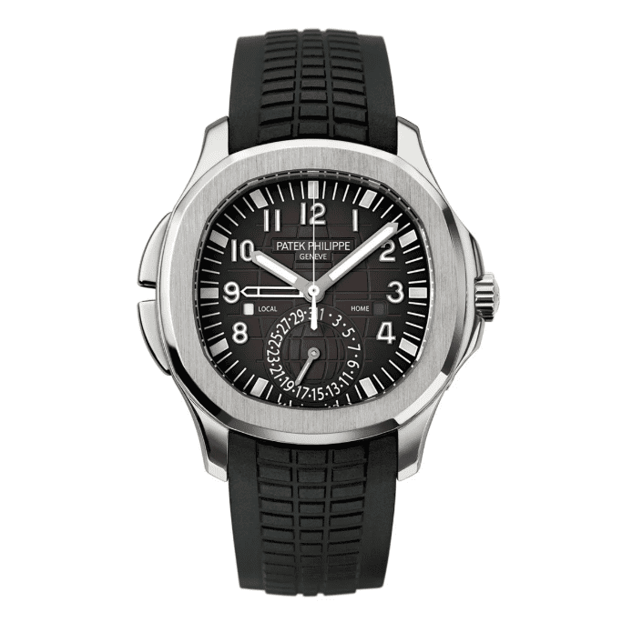 Replica Patek Philippe Aquanaut Travel Time Stainless Steel Watch 5164A-001