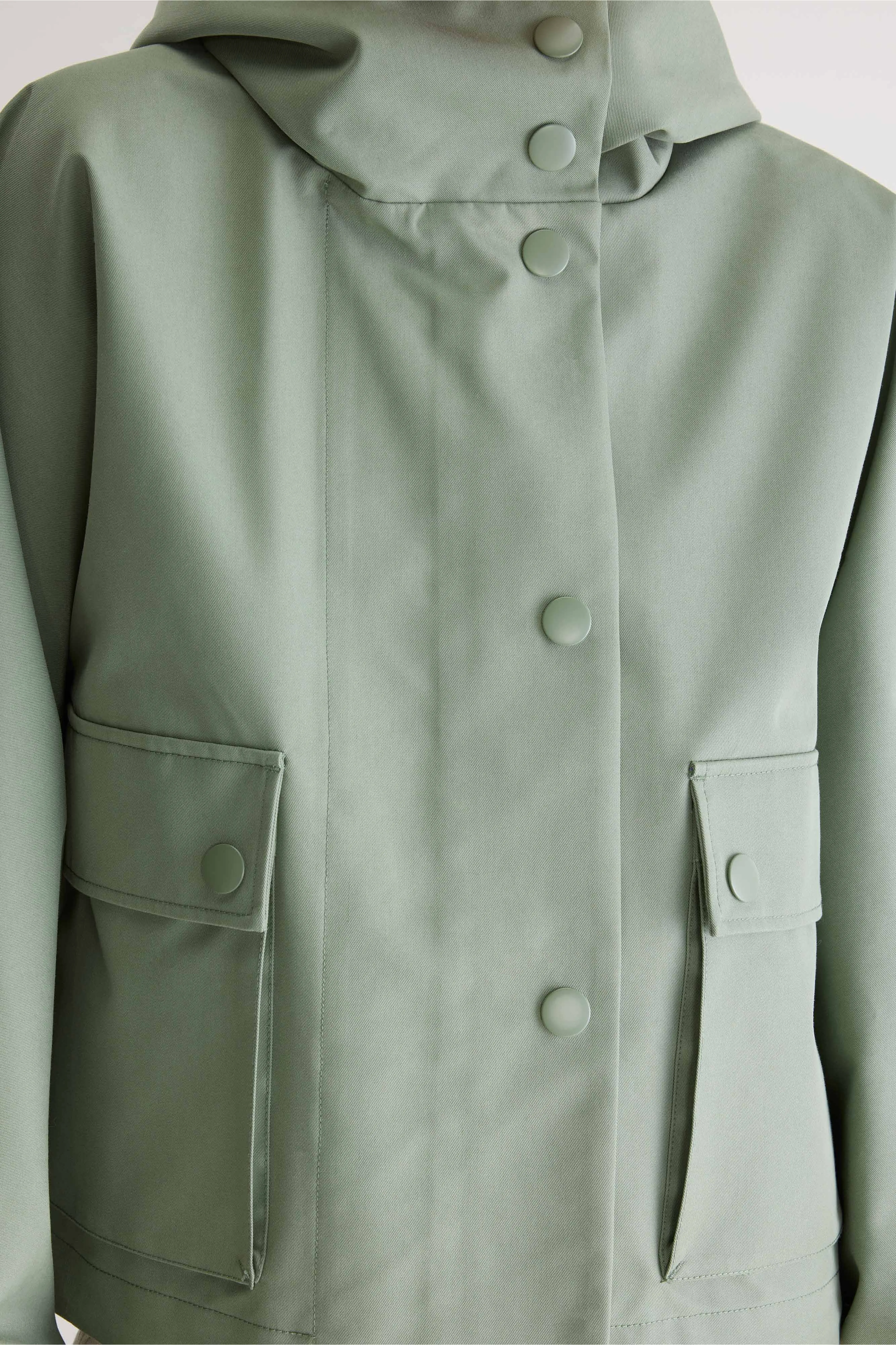 Bellerose Jenna hooded jacket (261 / W / EUCALYPTUS)