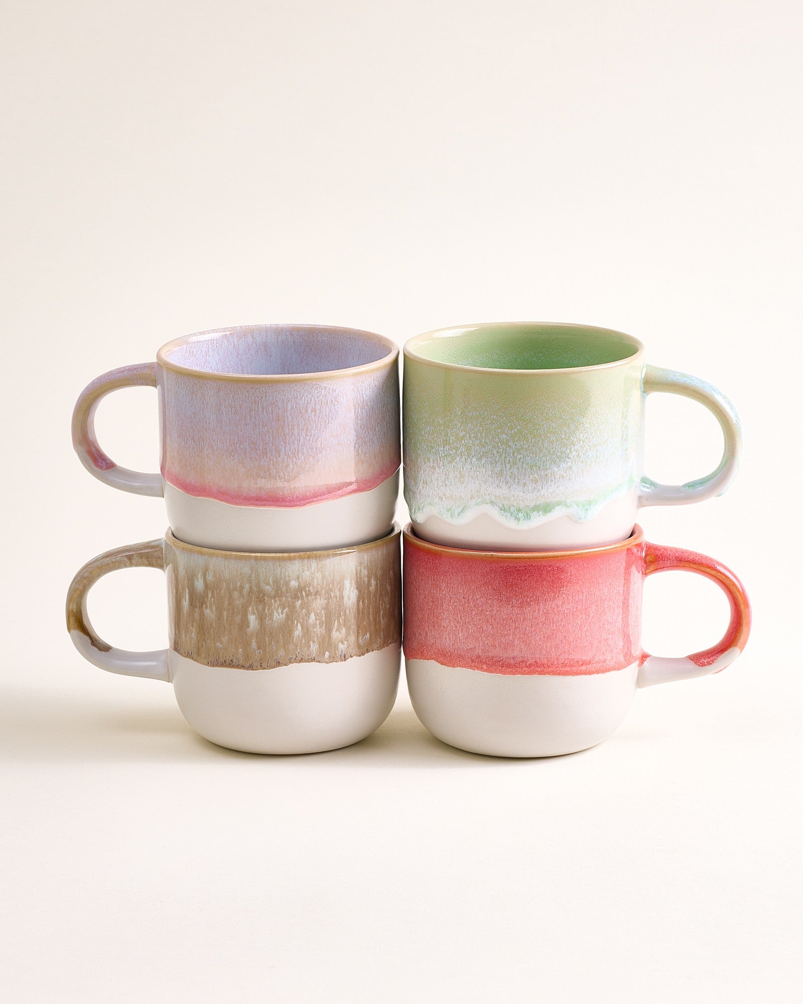 Coimbra Tasse groß Sunrise Blossom mix 4er-Set