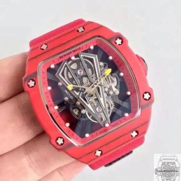 Replica Richard Mille 27-03 Red Forged Carbon
