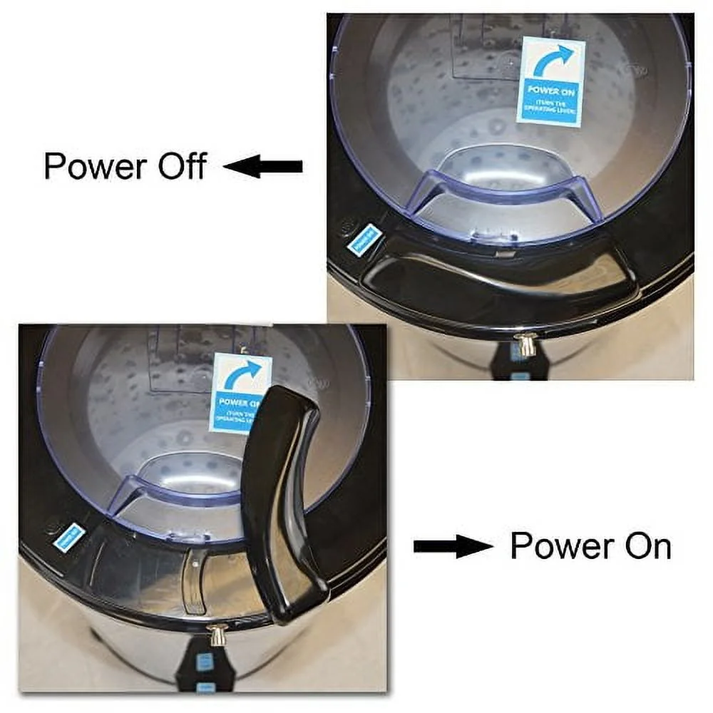 Panda PANSP23B Spin Dryer for Swimsuits and Laundry, Water Extractor, Gray - Image 4