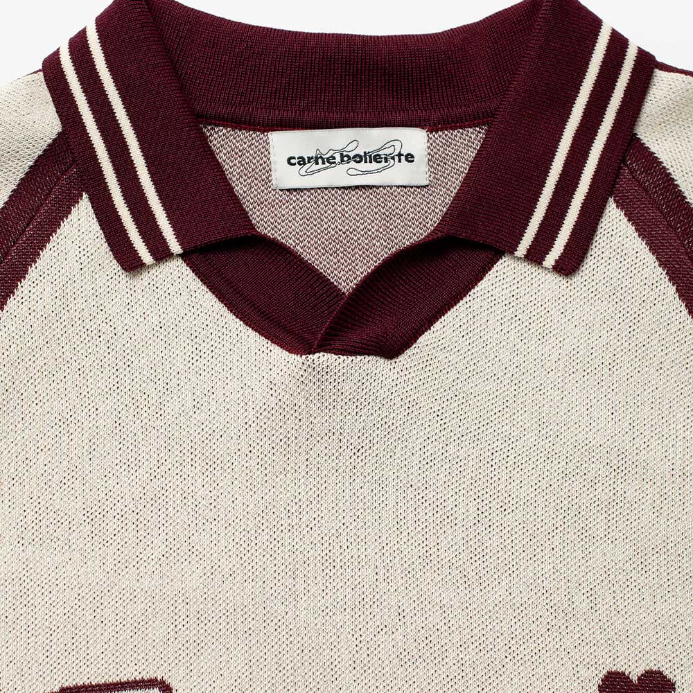 Carne Bollente - Polo Captain Kinky - Rouge Crème
