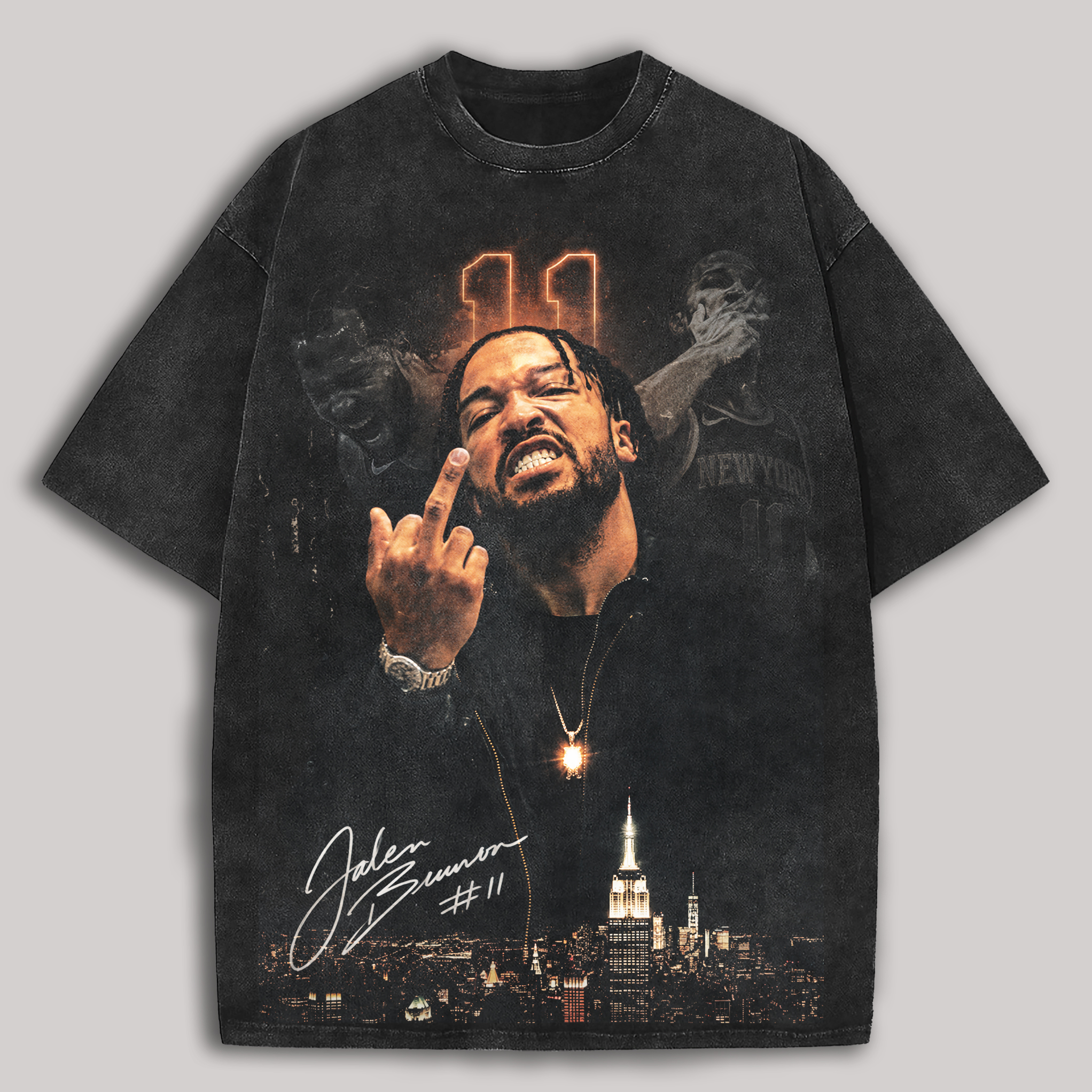 JALEN BRUNSON V6 VINTAGE TEE