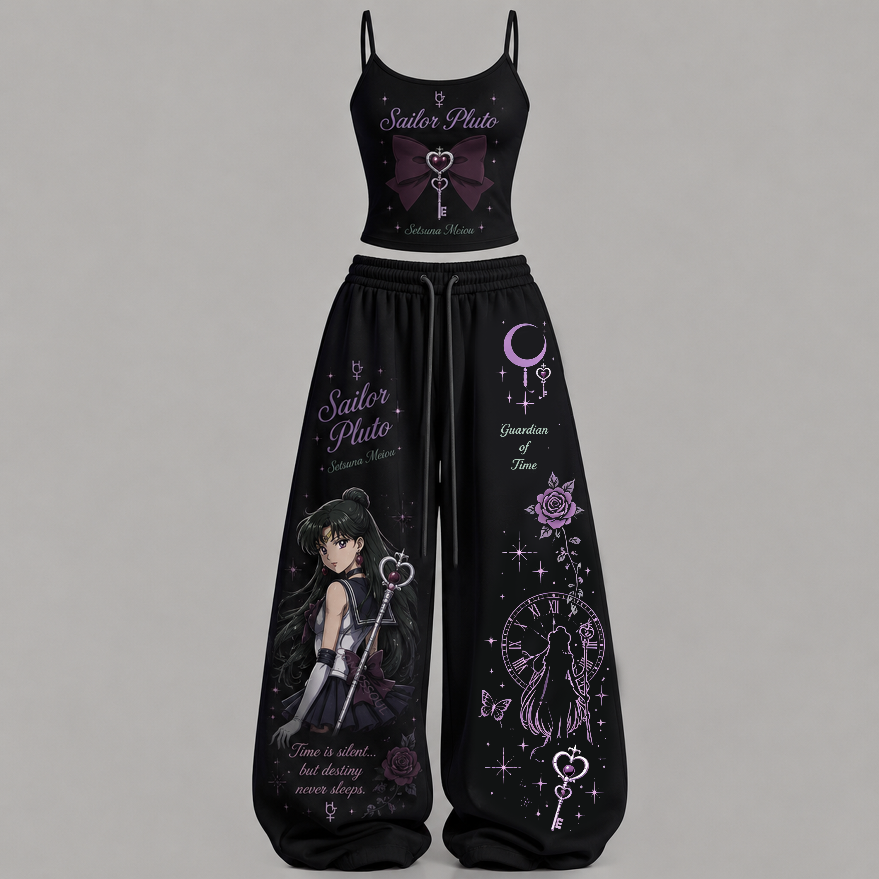 Sailor Moon Top & Elasticated Trousers Two-Piece Set