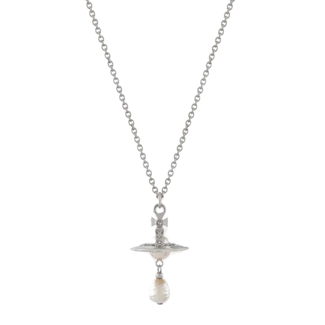Vivienne Westwood Teardrop Saturn Necklace - Original Replica Club