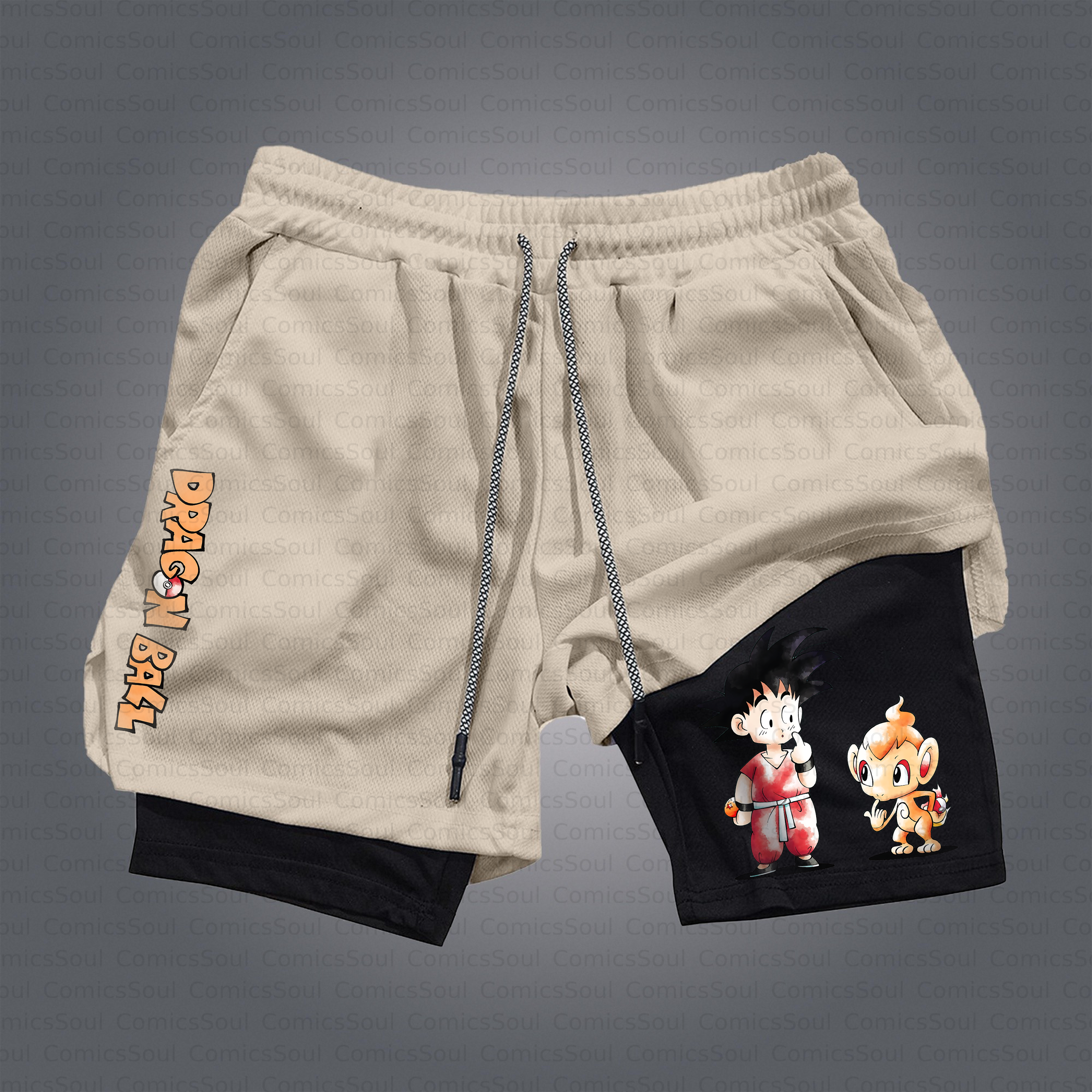 Unisex Casual Anime Style Shorts